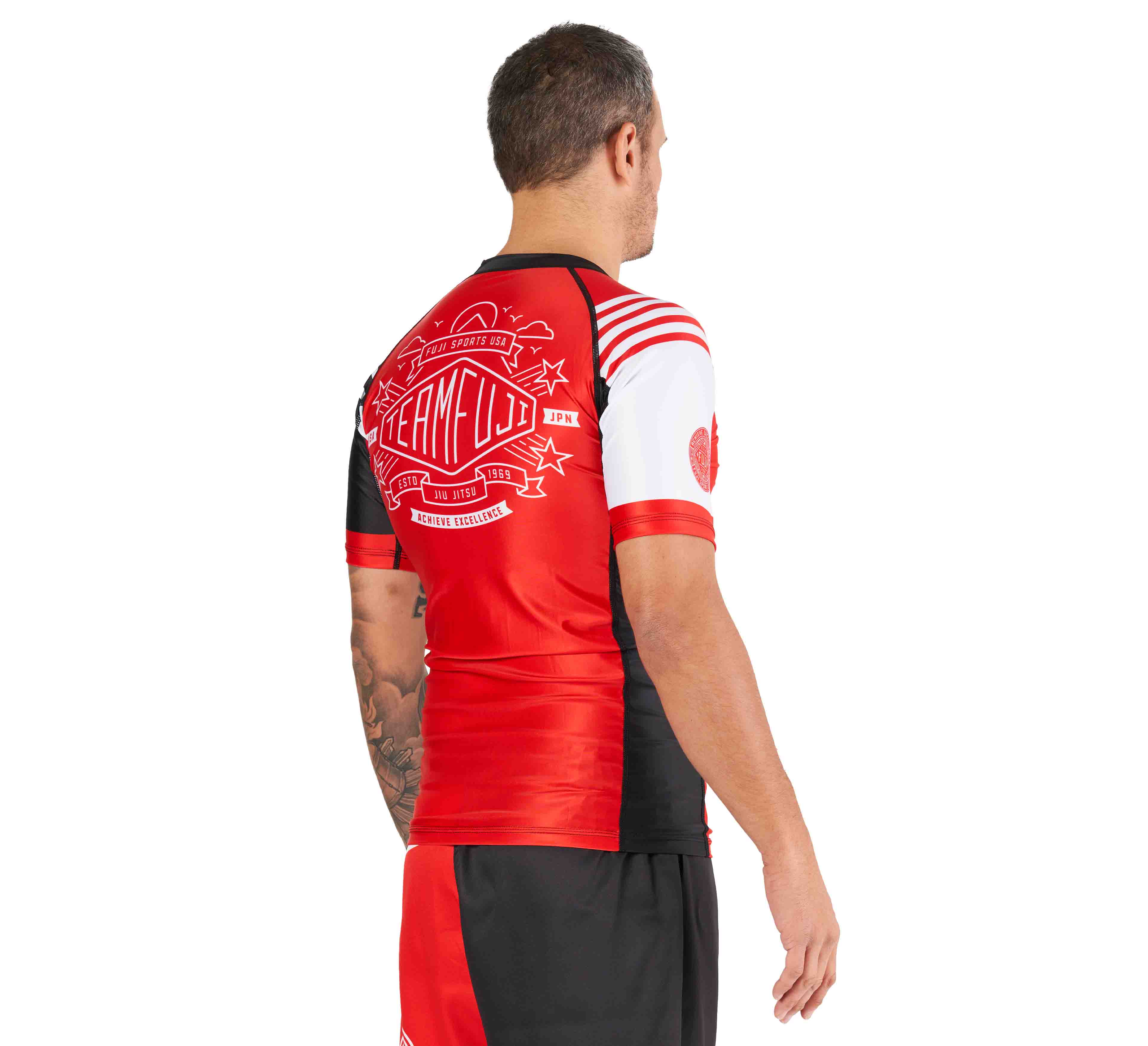 Linear Lockdown Rashguard Rashguard Black/Red