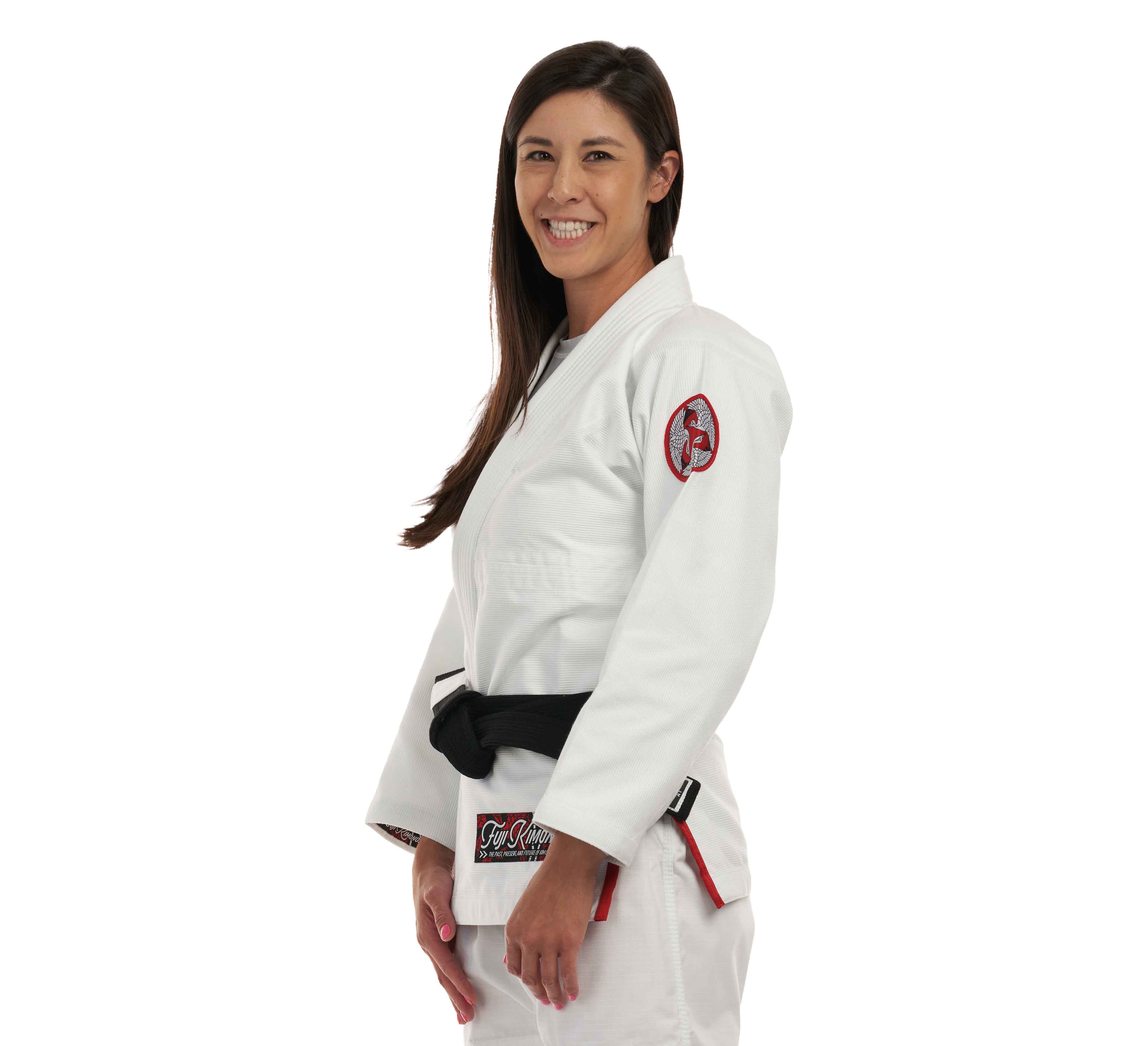 Womens Suparaito BJJ Gi Crane Edition White Red