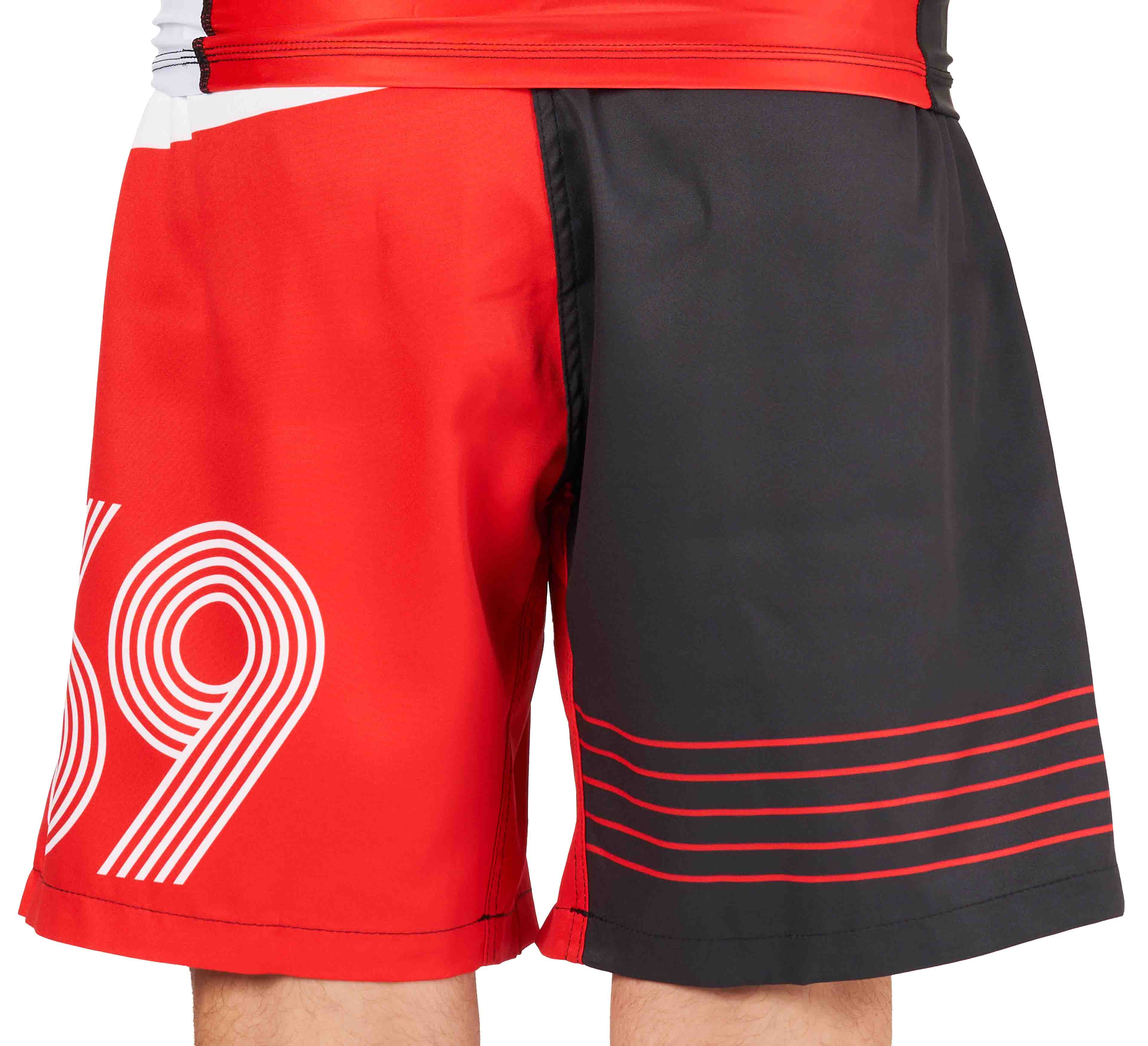 Linear Lockdown Lightweight Shorts Black/Red