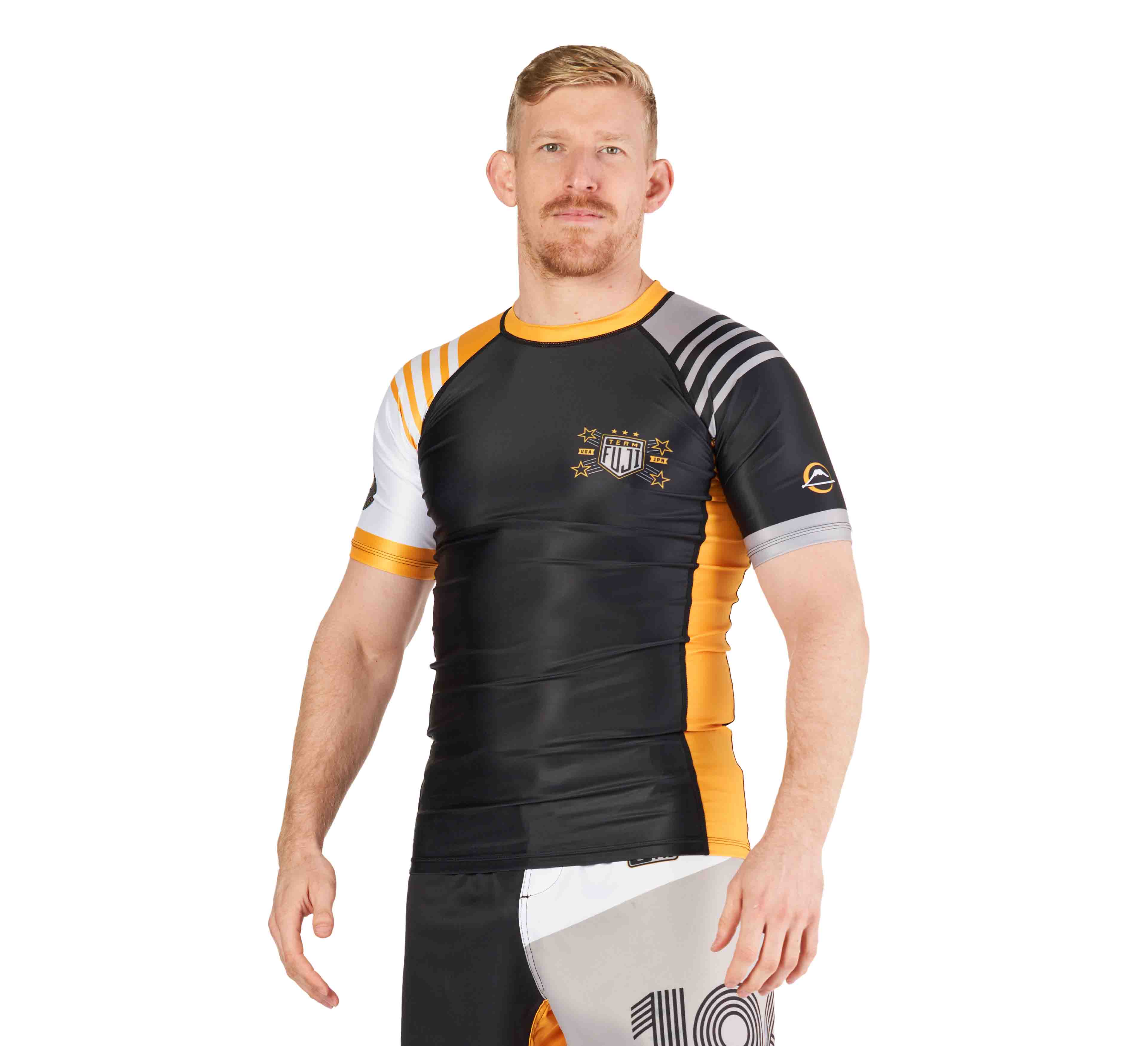 Linear Lockdown Rashguard Rashguard Black/Orange