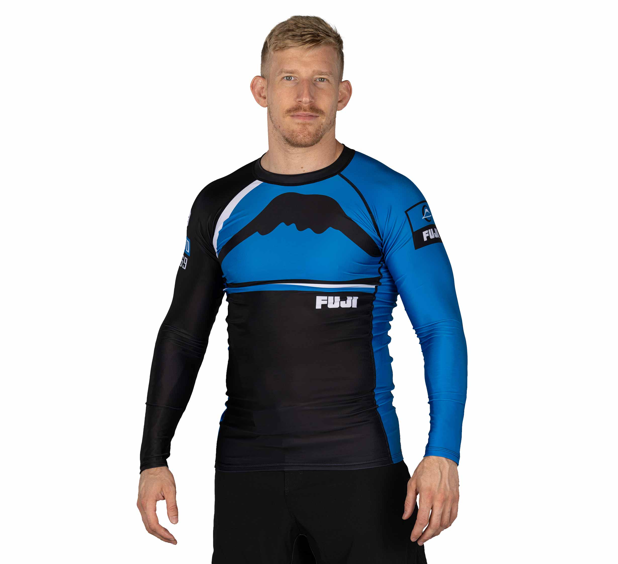 Mount Long Sleeve Rashguard Blue