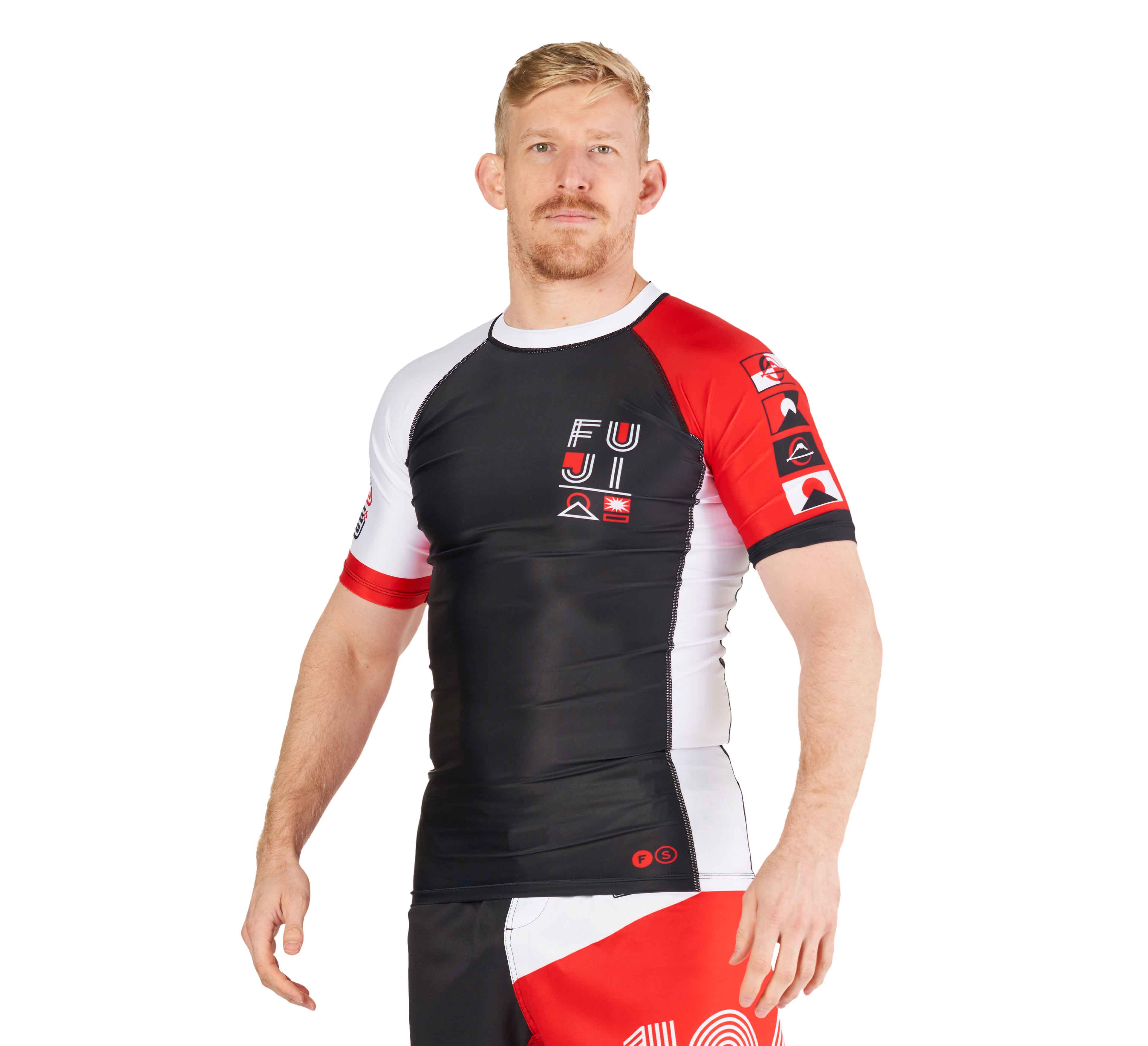 FUJI Flag Rashguard Black