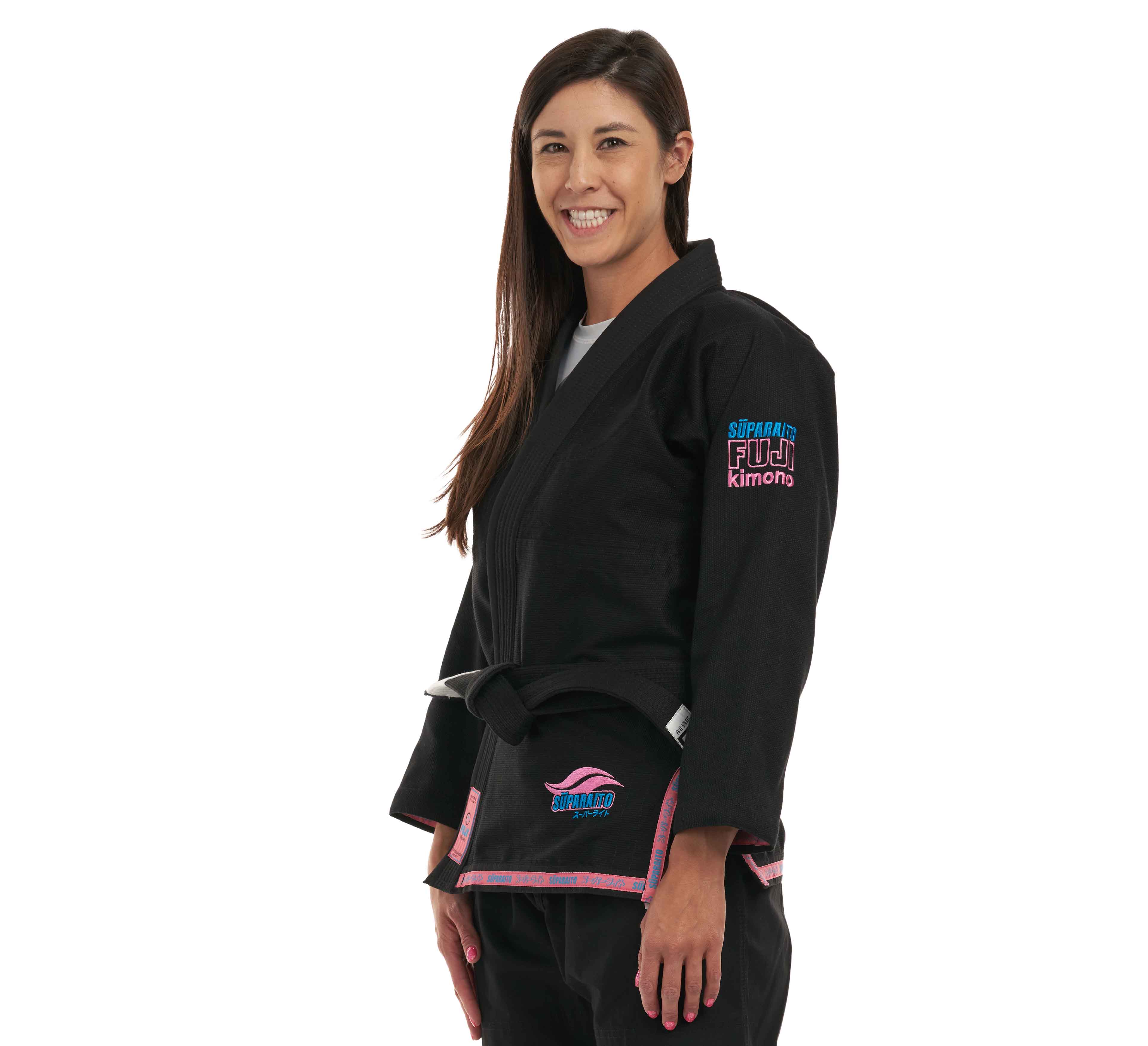 Suparaito Women's BJJ Gi Black/Pink/Blue