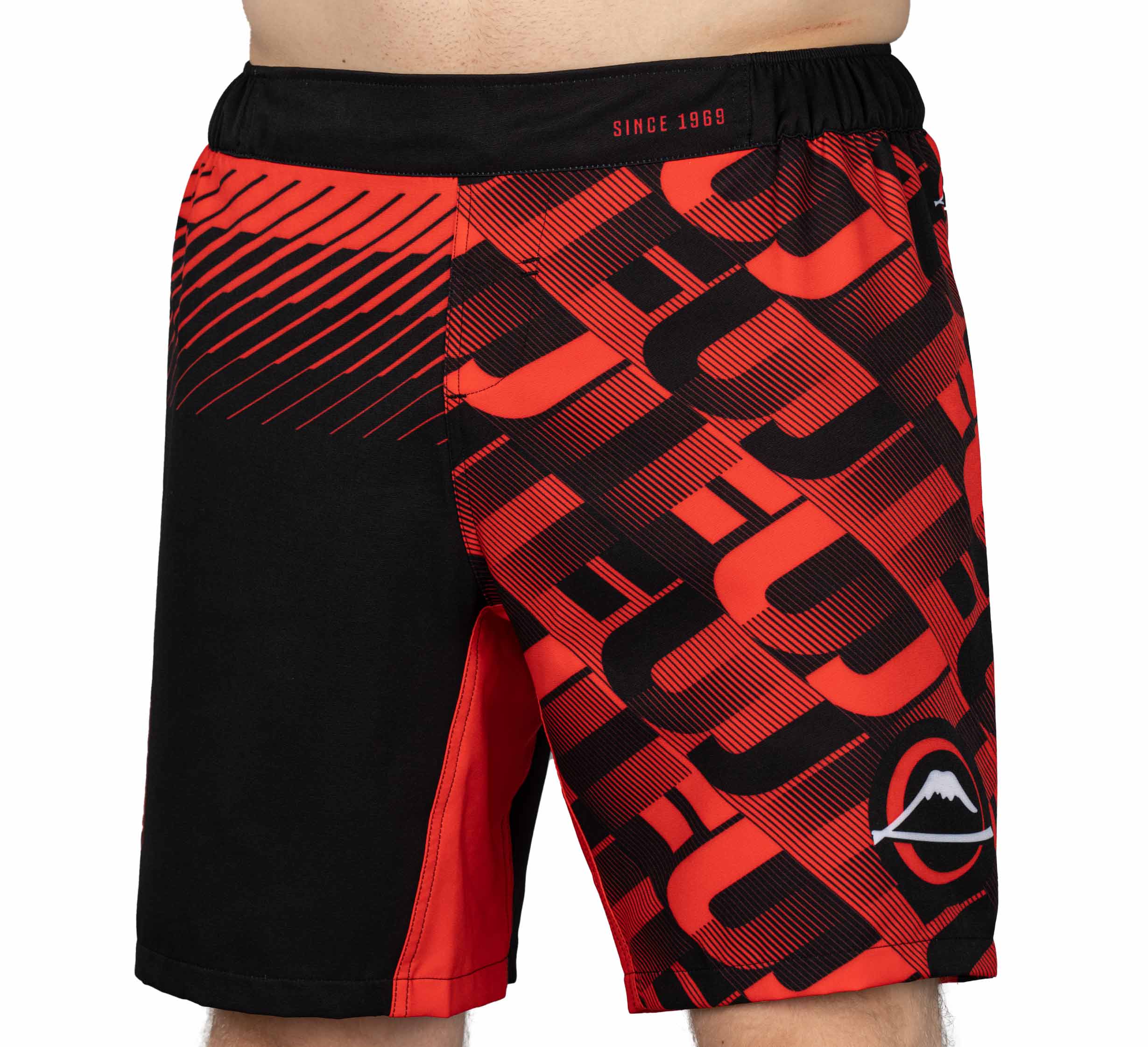 Match Grappling Fight Shorts Red