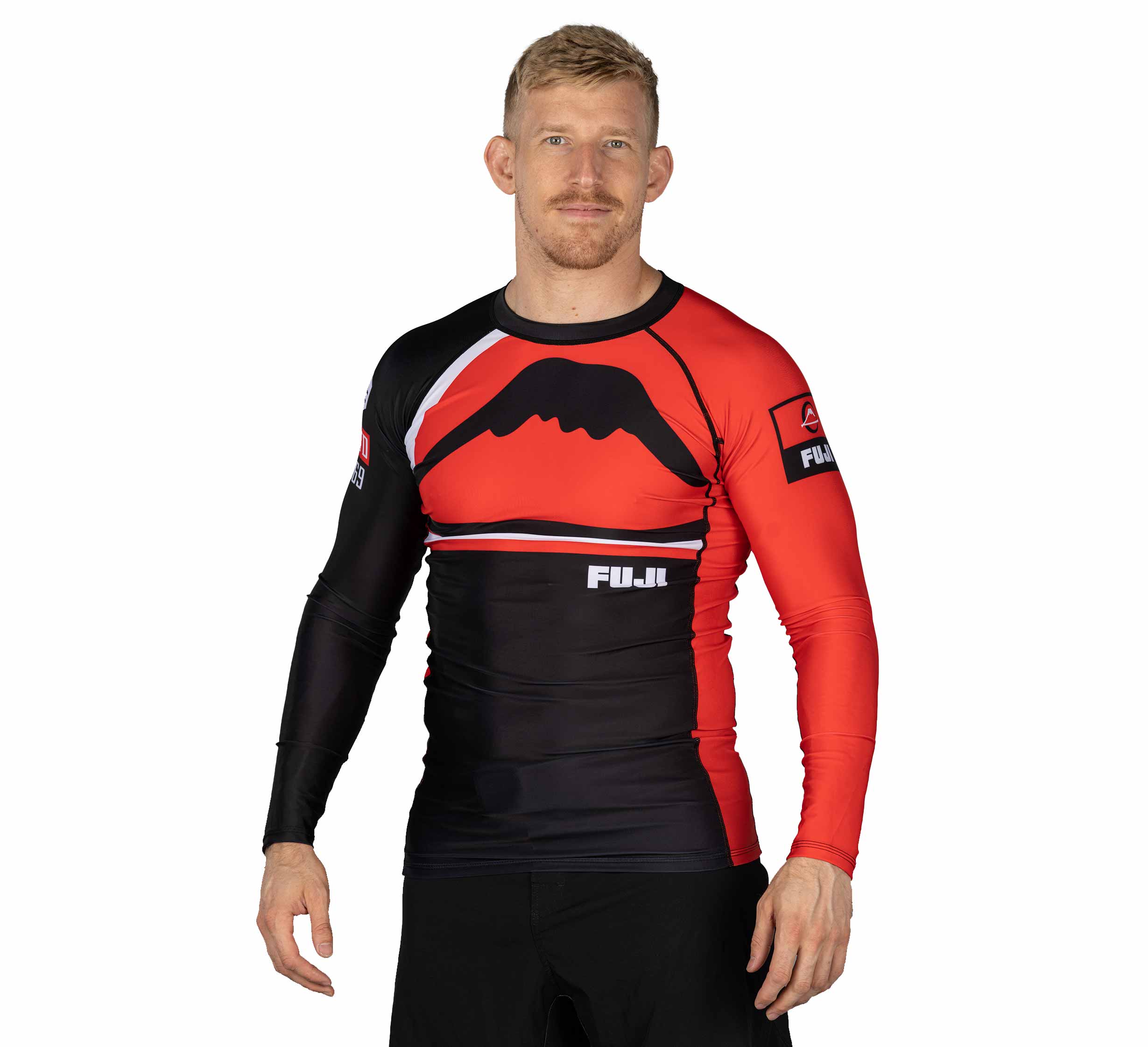 Mount Long Sleeve Rashguard Red