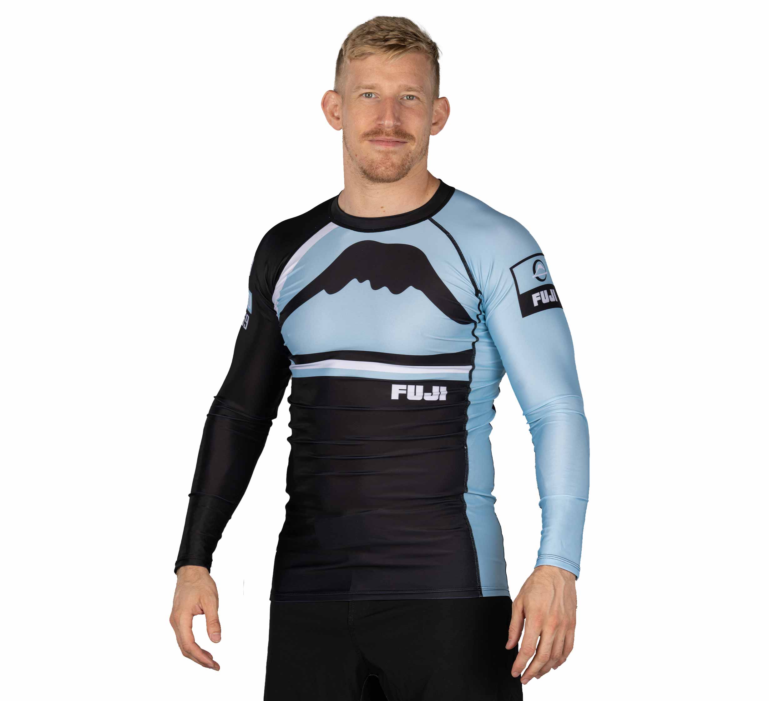 Mount Long Sleeve Rashguard Light Blue