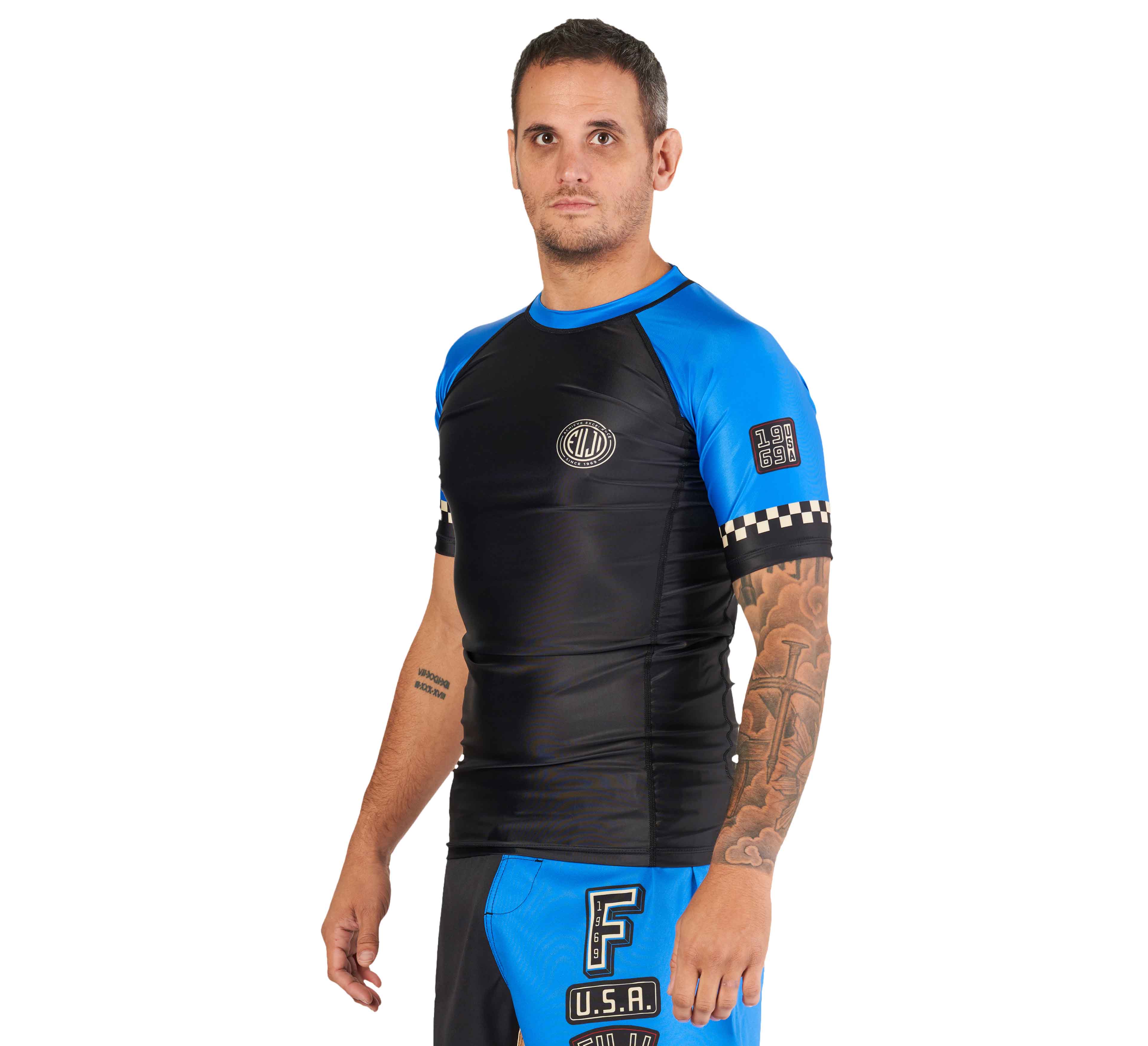 Full Throttle Rashguard Black/Blue