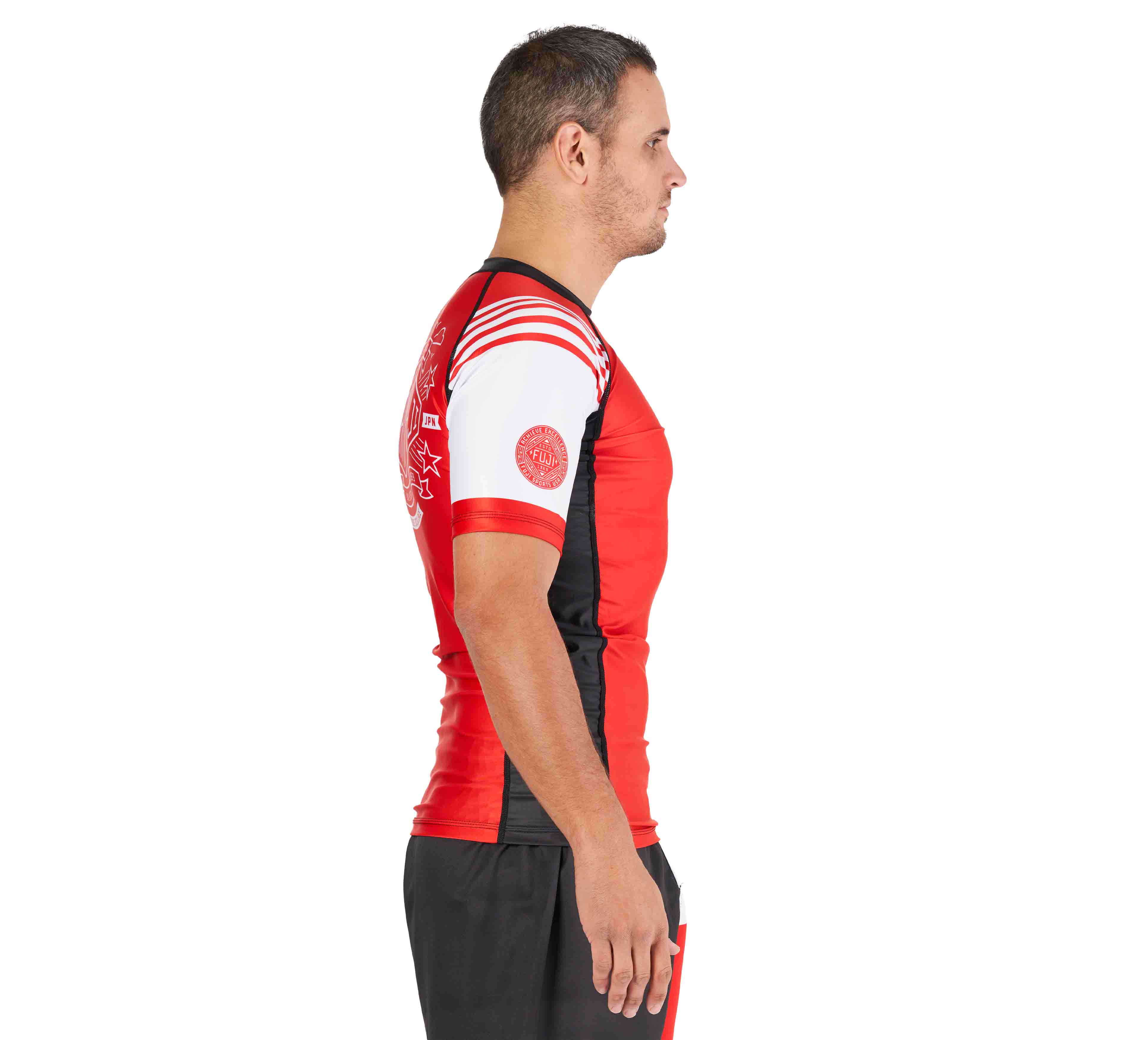 Linear Lockdown Rashguard Rashguard Black/Red