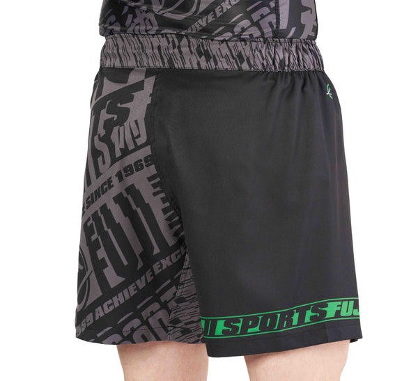 High Impact Lightweight Shorts Black/Green