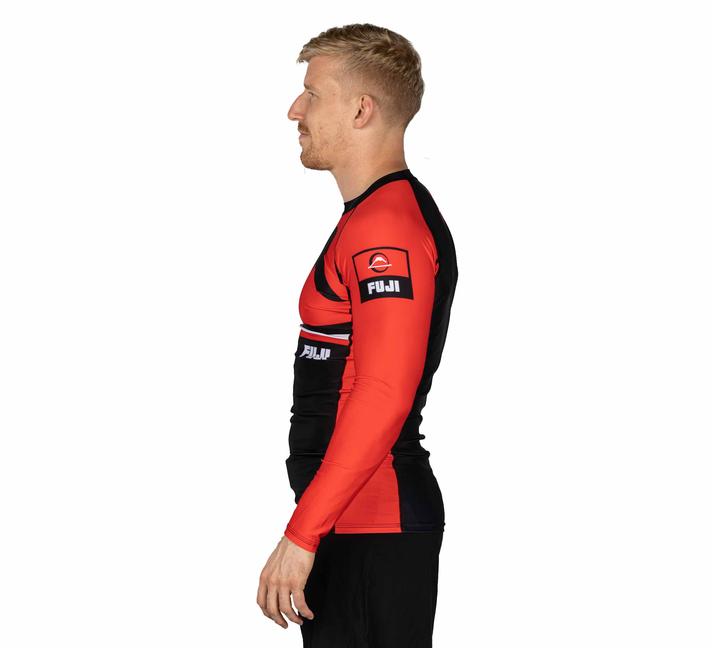 Mount Long Sleeve Rashguard Red