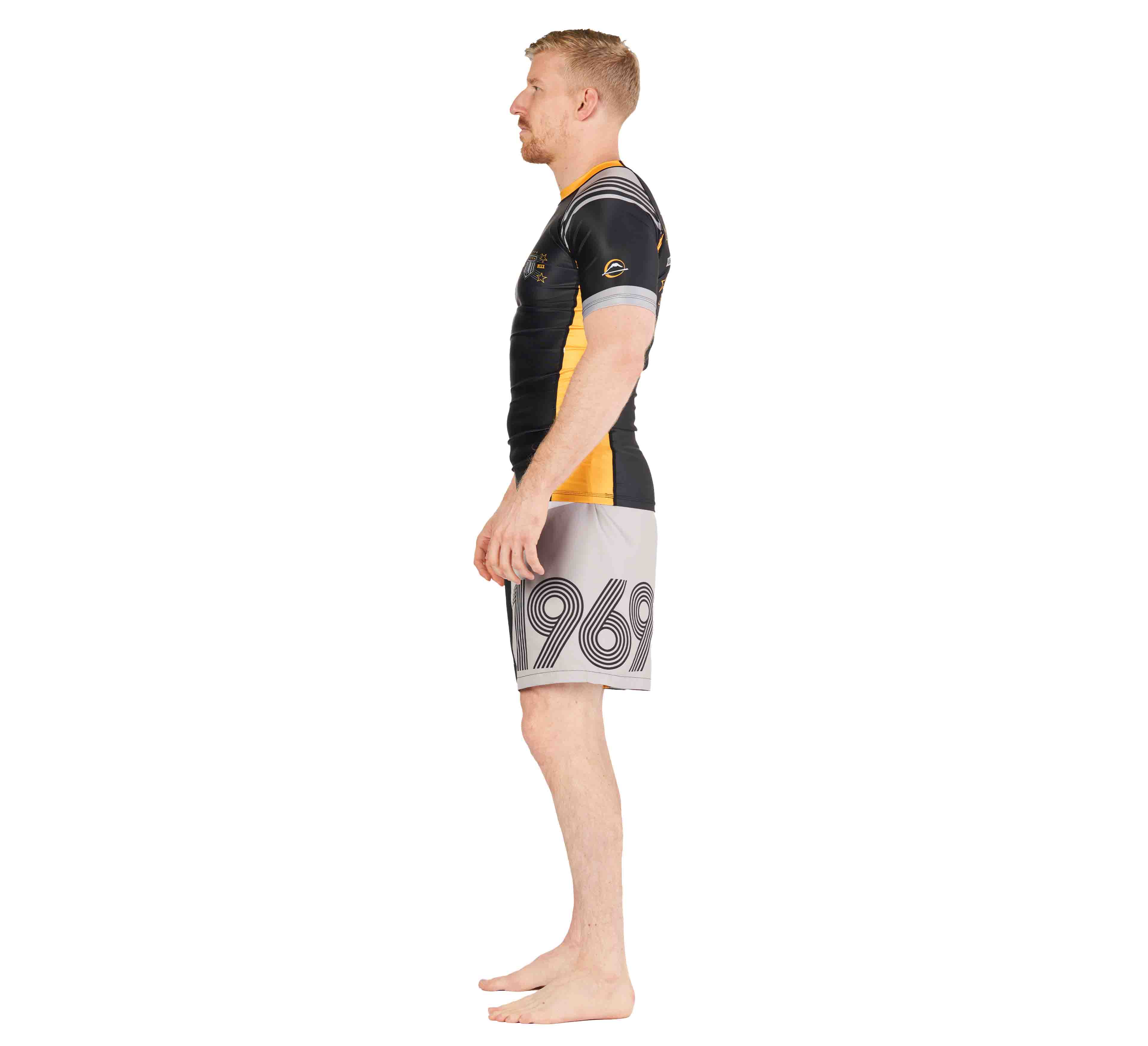 Linear Lockdown Rashguard Rashguard Black/Orange