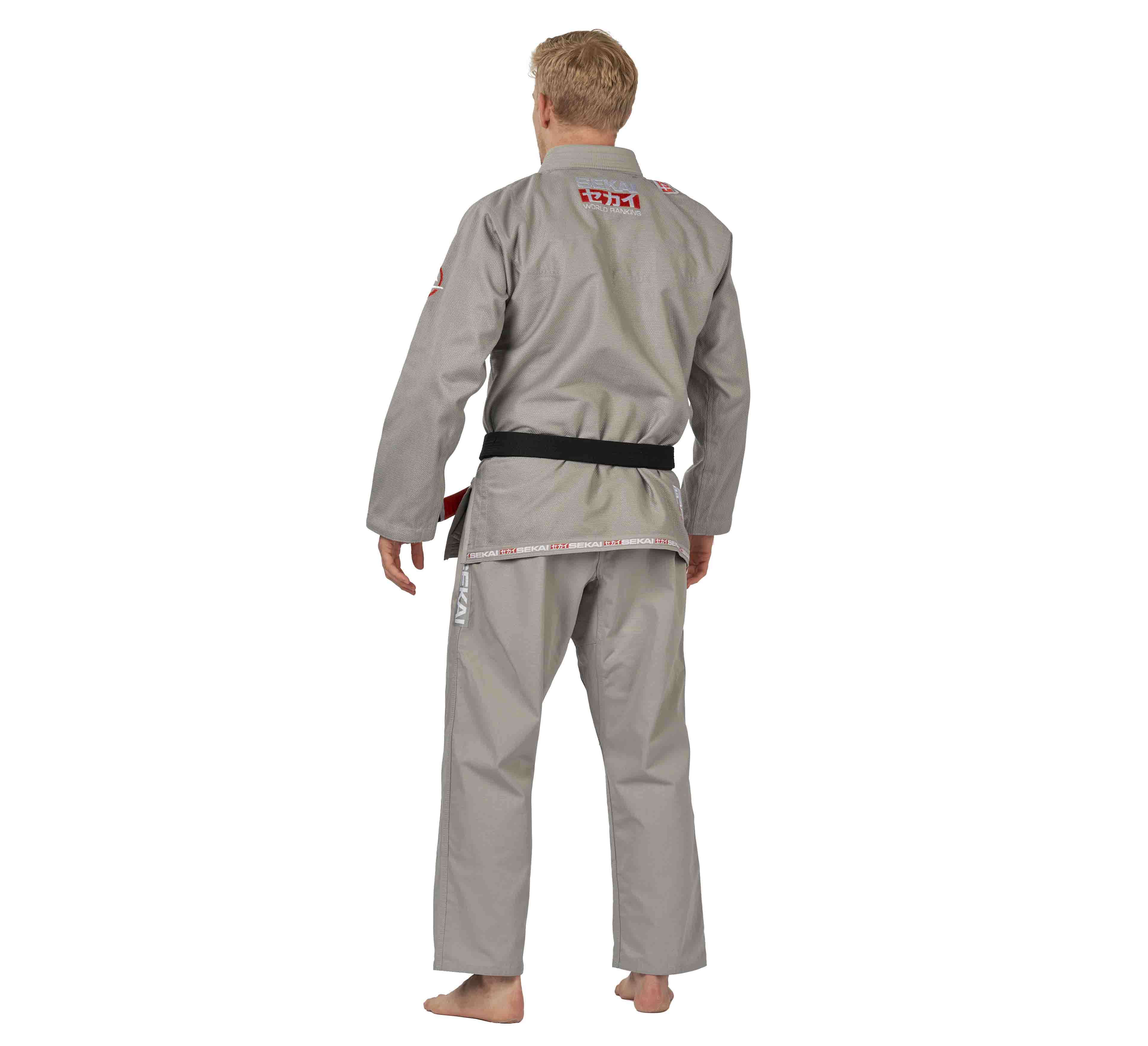 Sekai 2.0 BJJ Gi Grey/Red