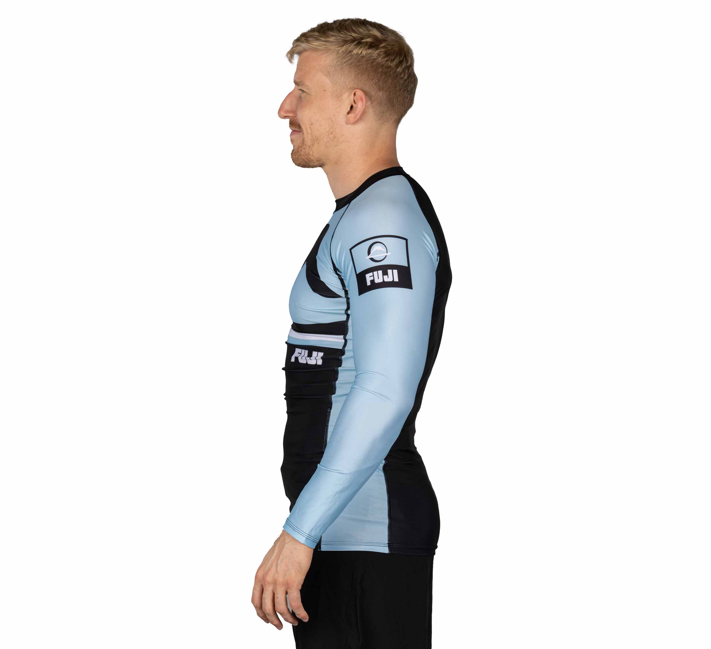 Mount Long Sleeve Rashguard Light Blue