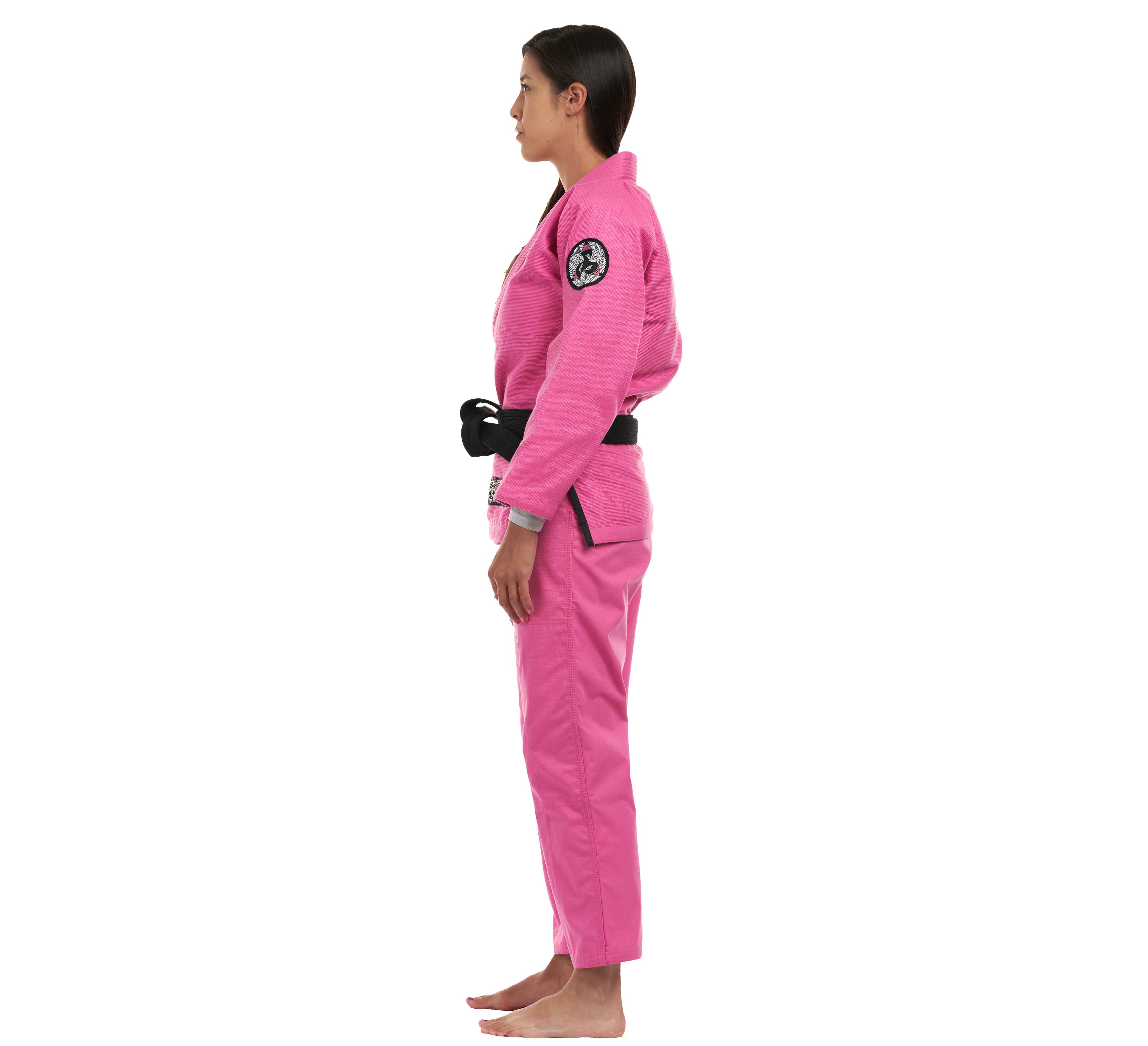 Suparaito Womens BJJ Gi Crane Edition Pink