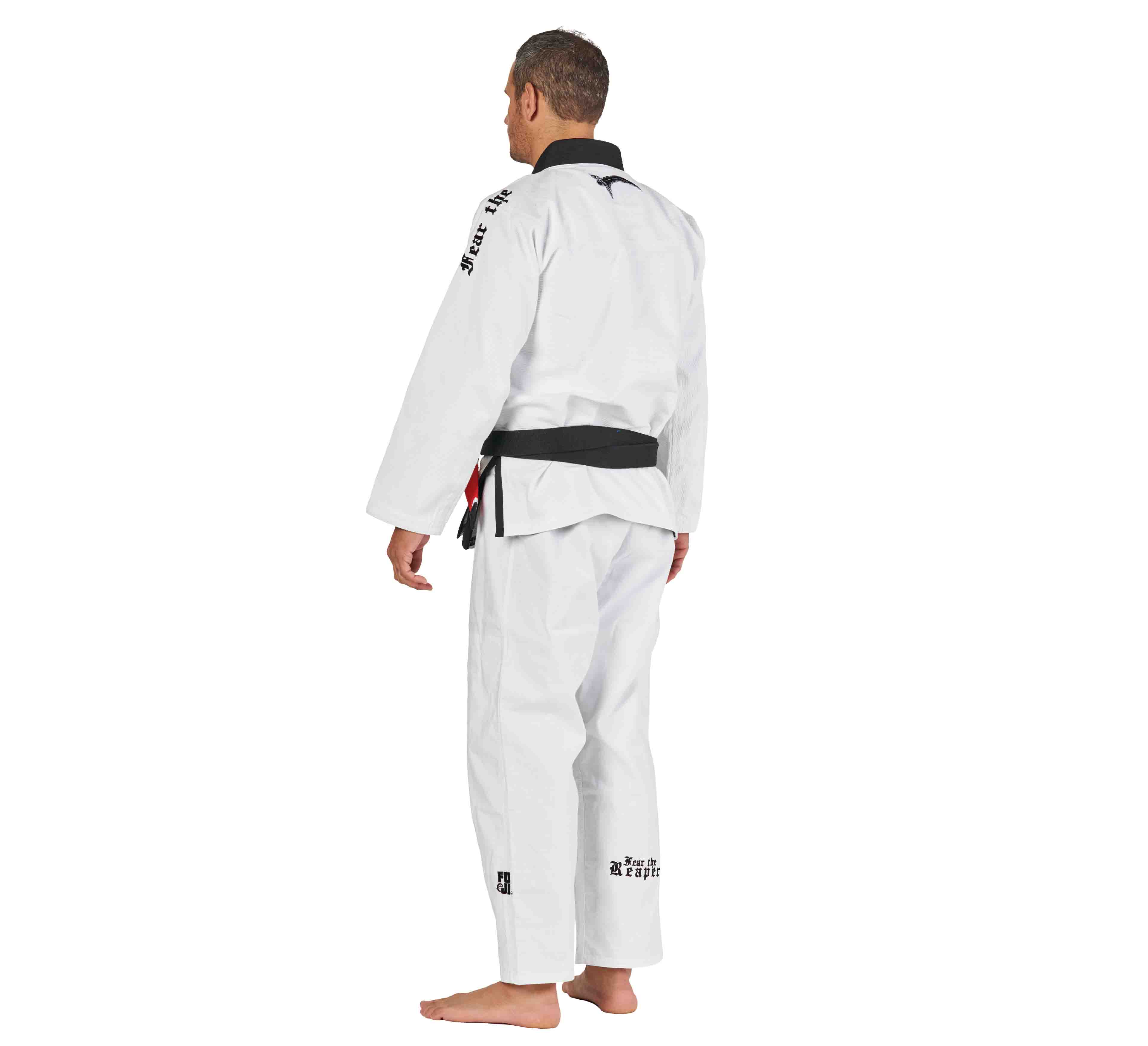 Sekai 2.0 BJJ Gi Fear The Reaper Edition White