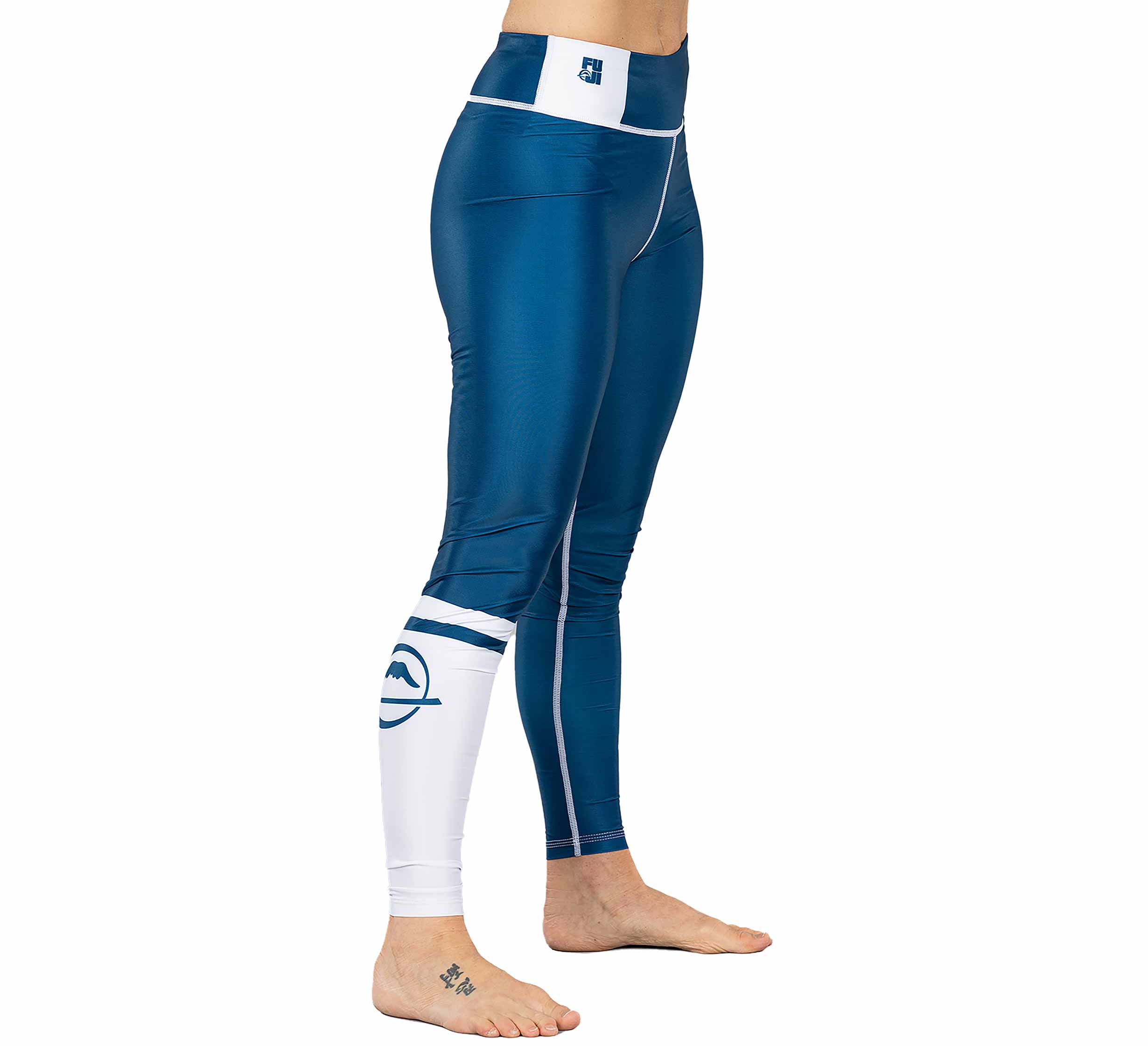 Script Womens Grappling Spats Blue