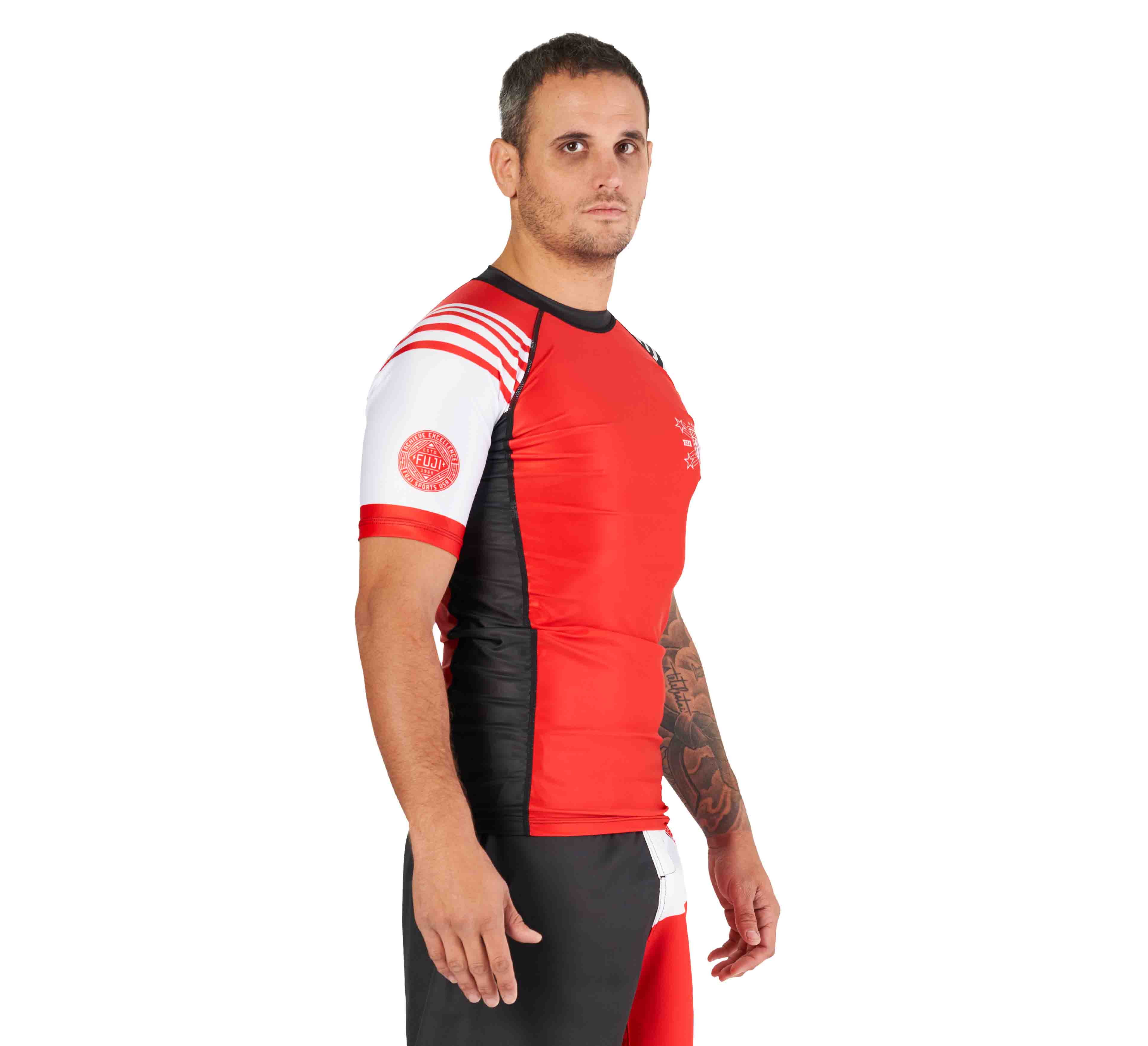 Linear Lockdown Rashguard Rashguard Black/Red