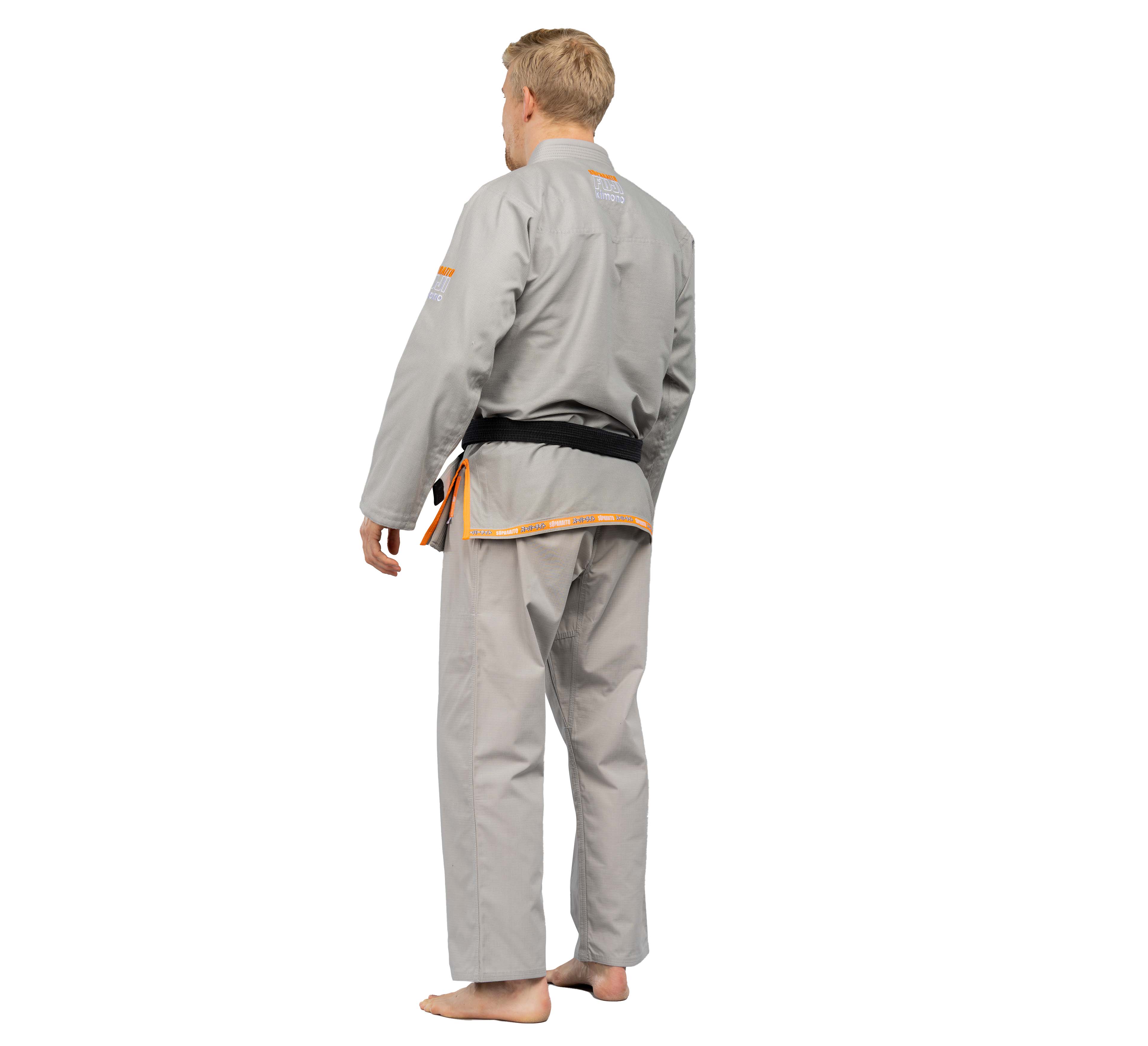 Suparaito BJJ Gi Grey/Orange