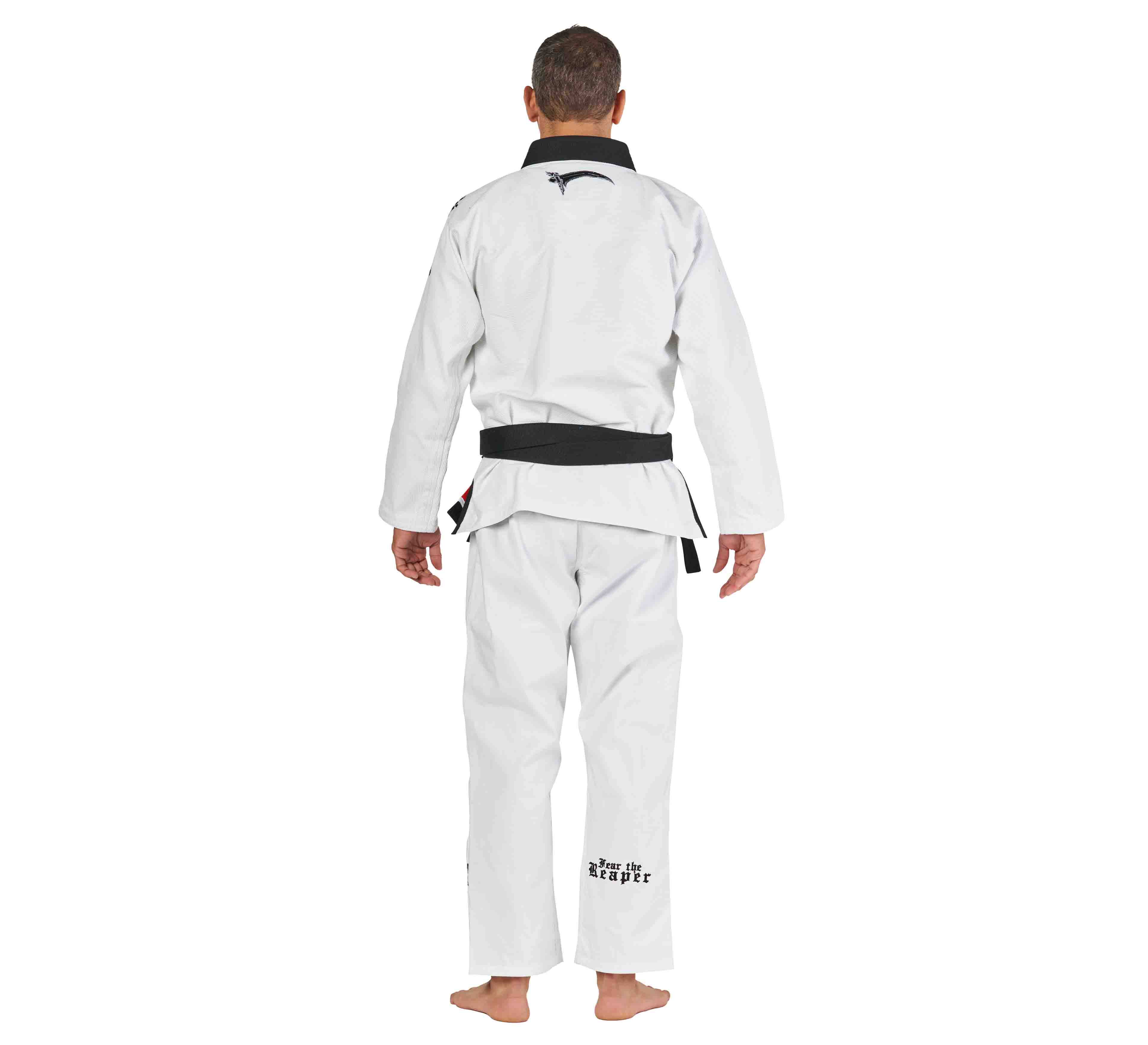 Sekai 2.0 BJJ Gi Fear The Reaper Edition White