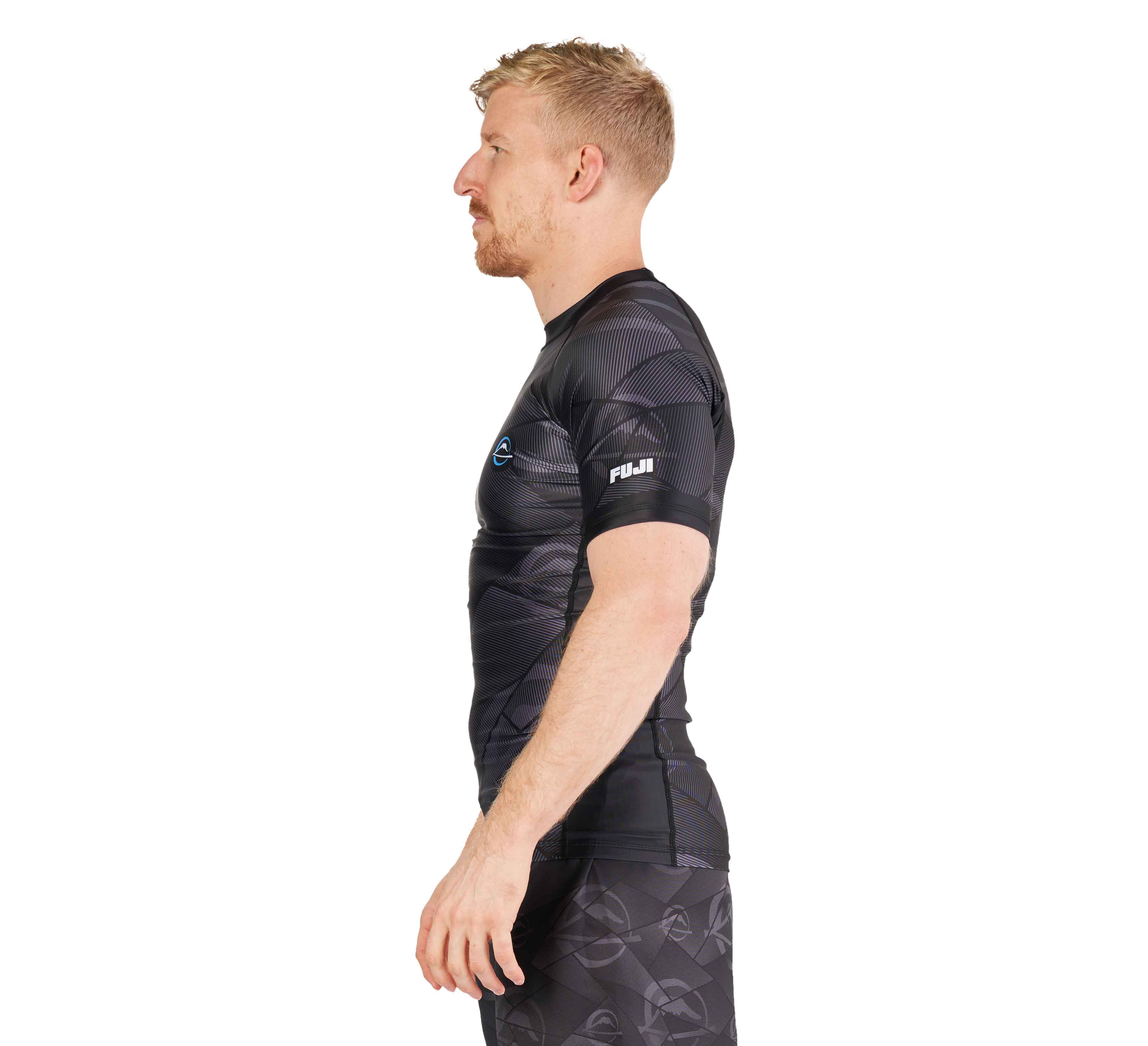 Battle Stripes Rashguard Black