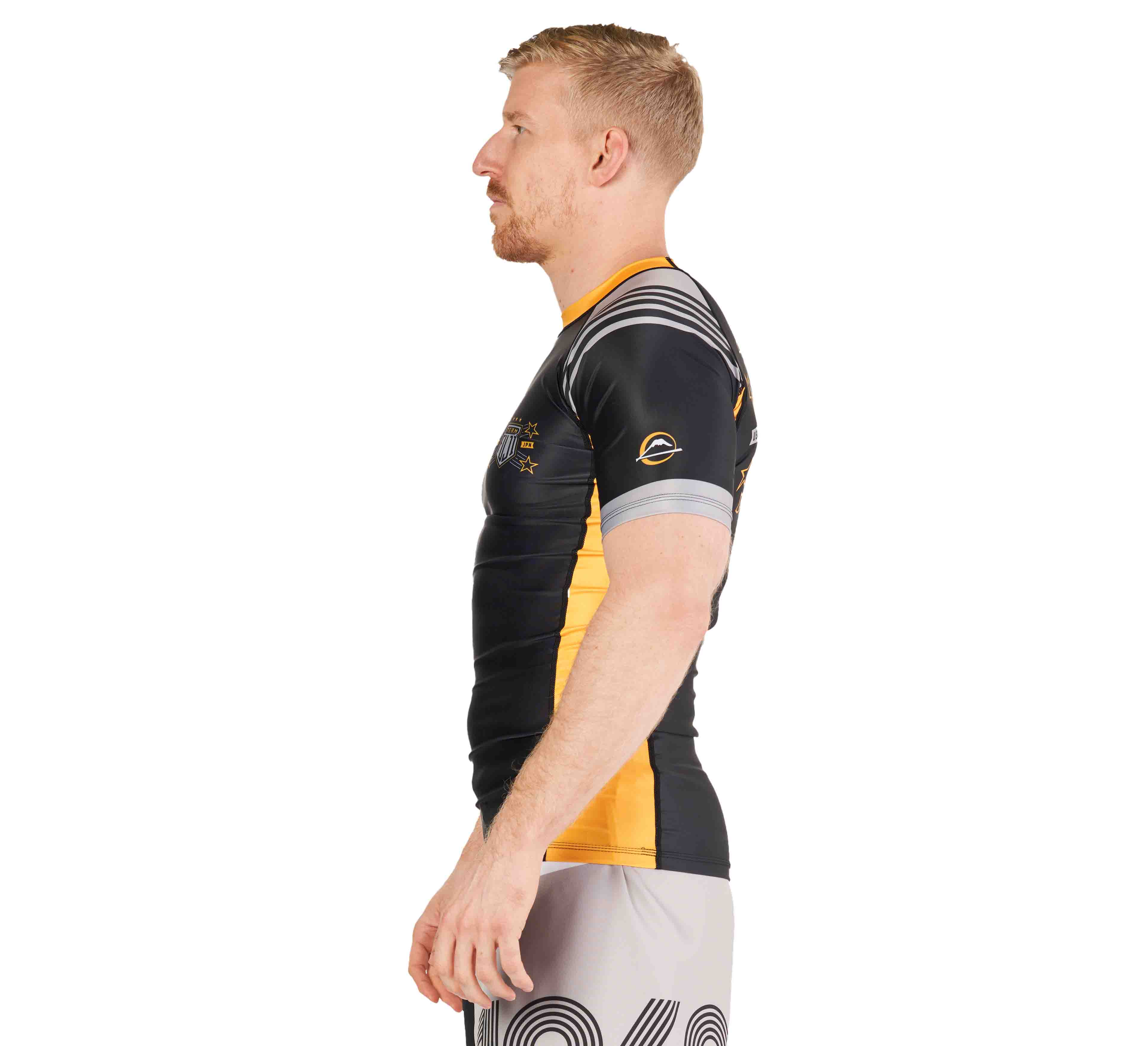 Linear Lockdown Rashguard Rashguard Black/Orange