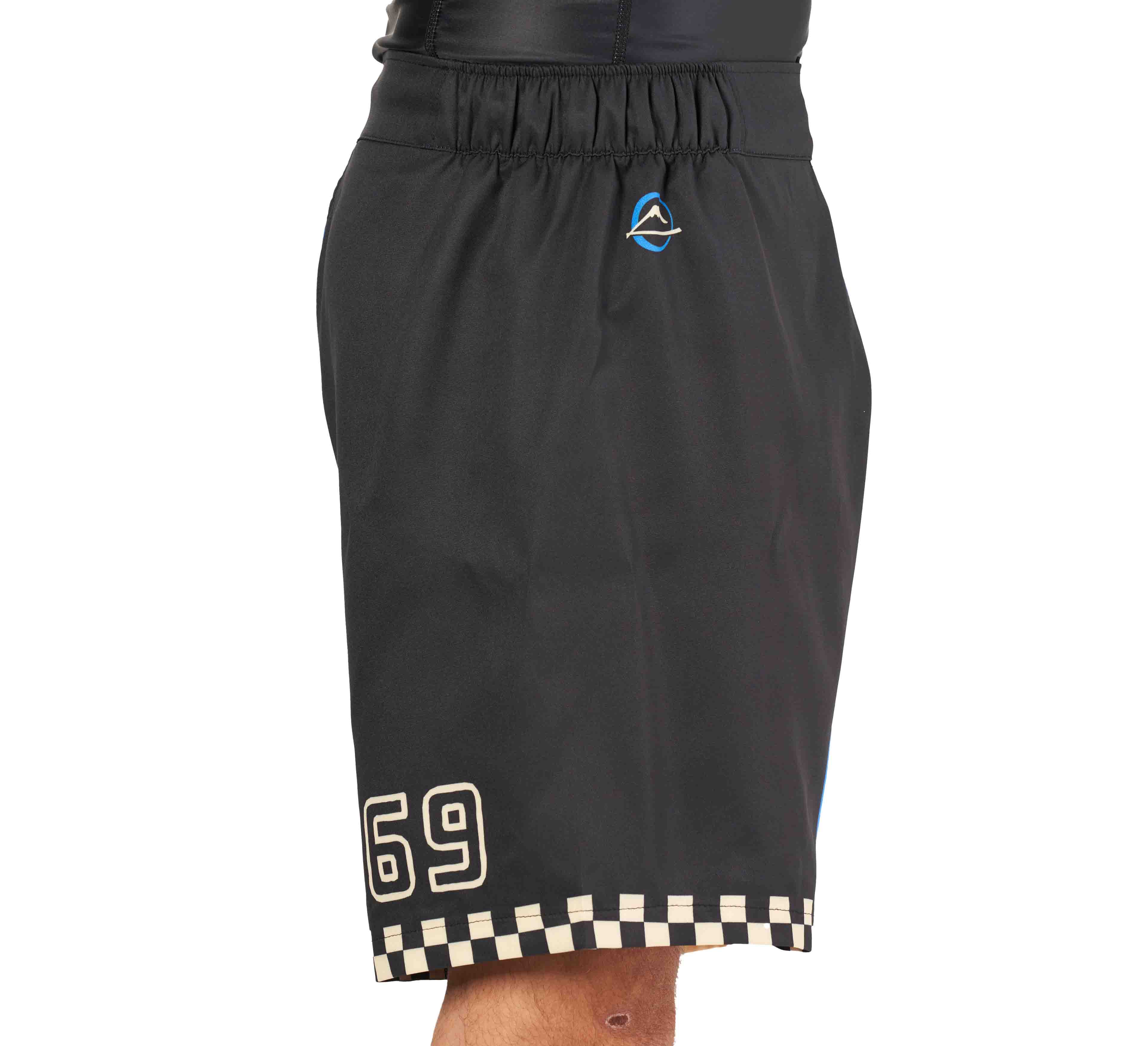 Full Throttle Lightweight Shorts Black/Blue