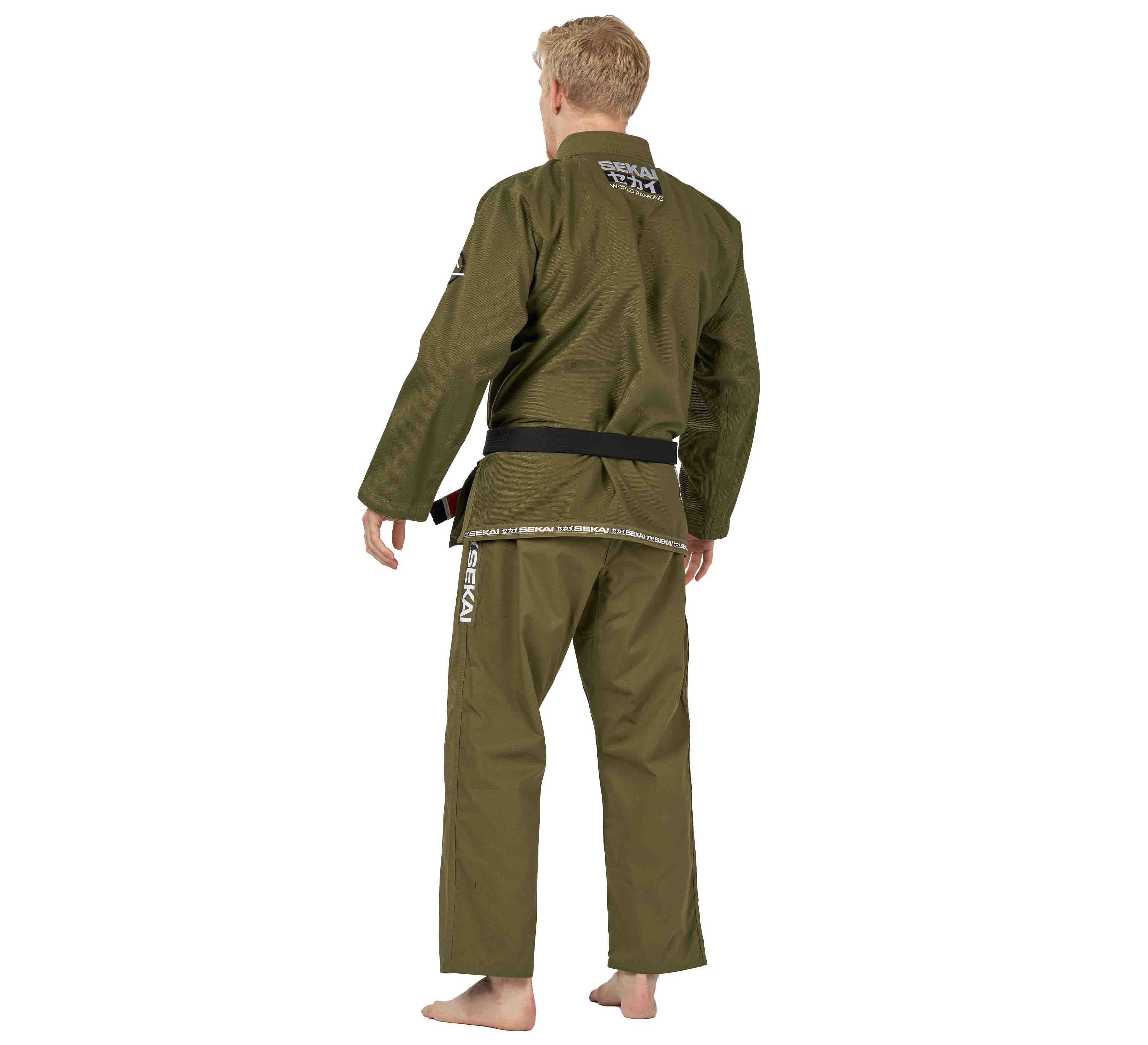 Sekai 2.0 BJJ Gi Military Green/Black