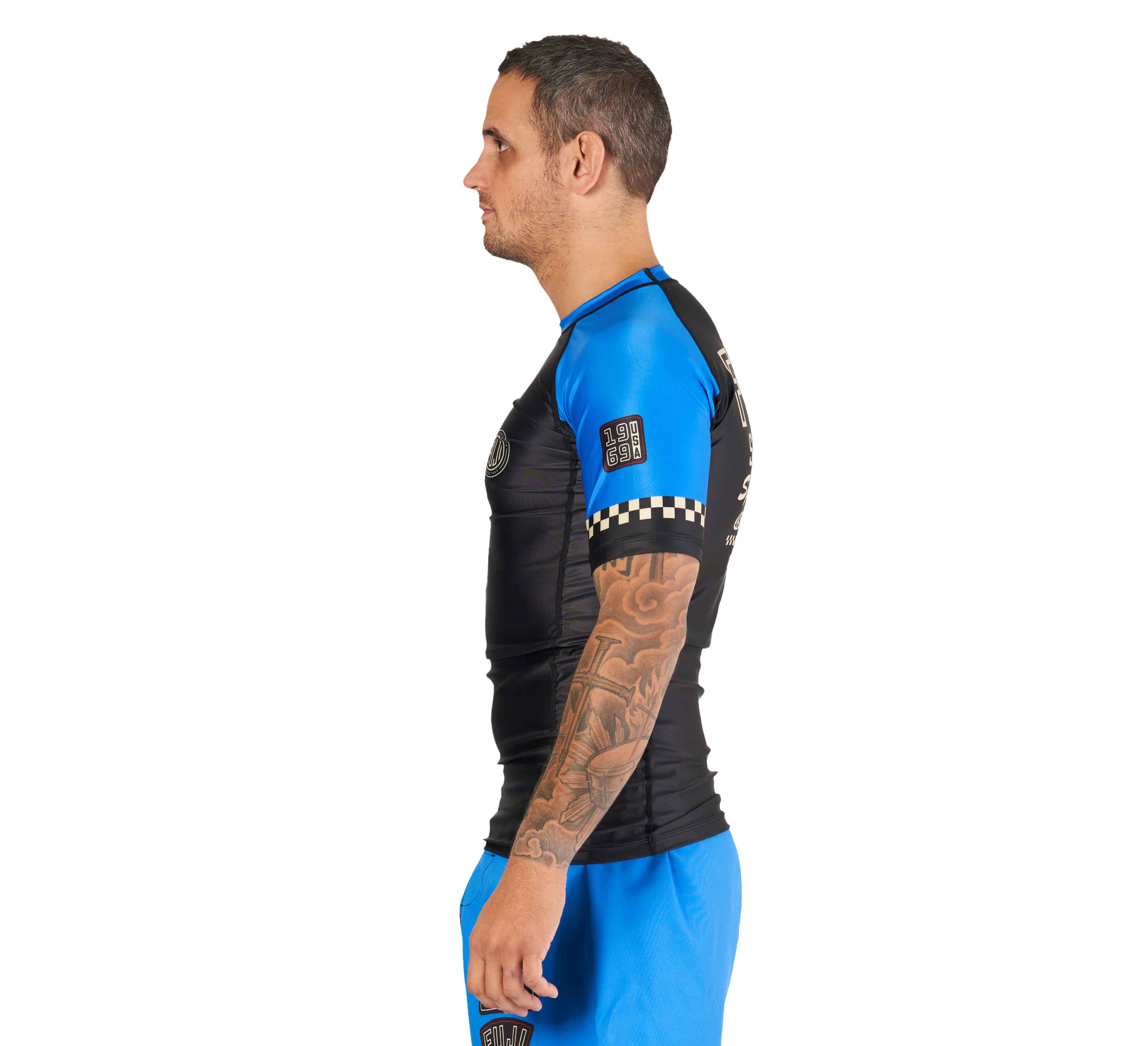 Full Throttle Rashguard Black/Blue