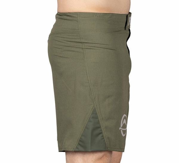 Baseline Fight Shorts Military Green