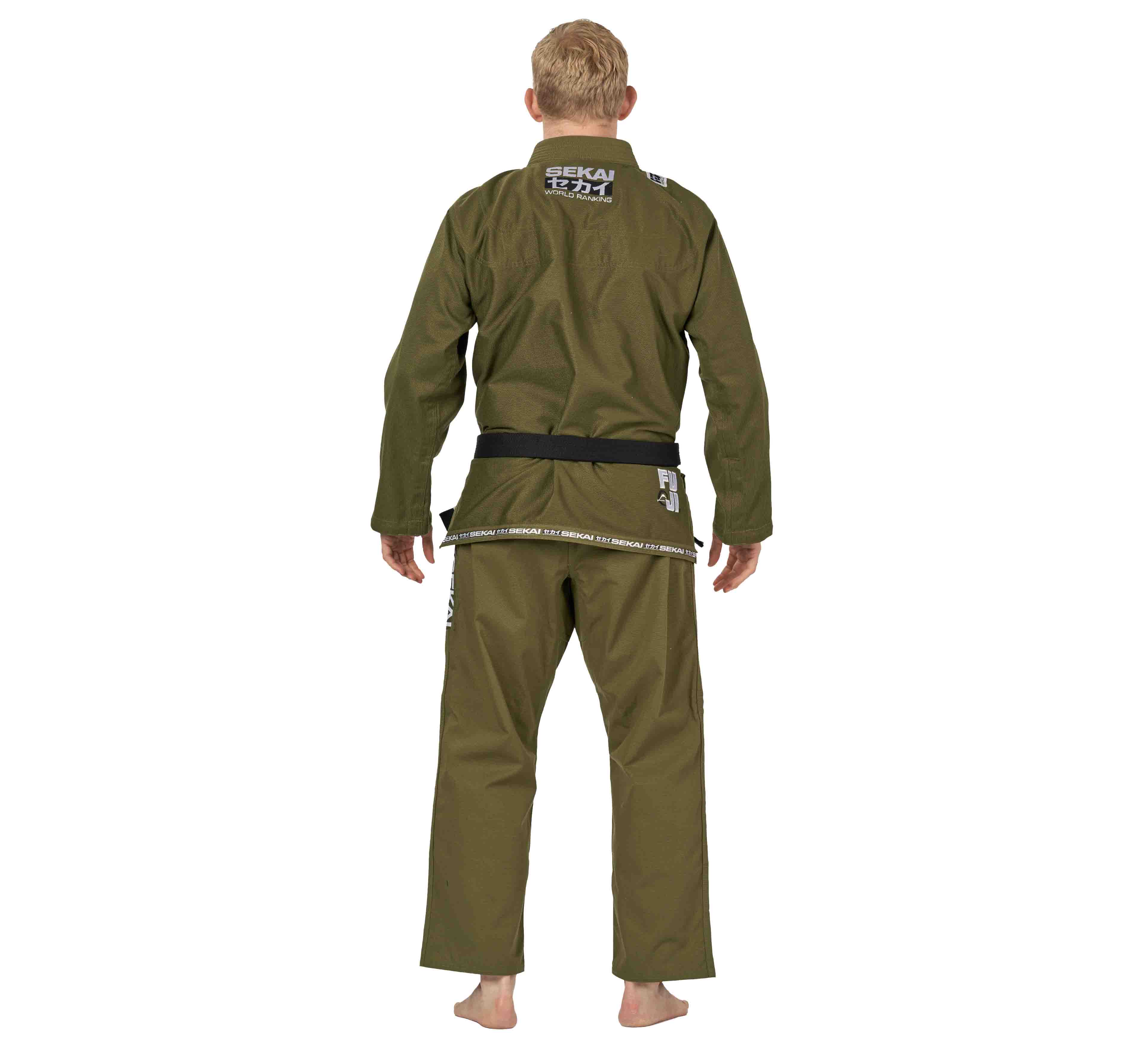 Sekai 2.0 BJJ Gi Military Green/Black