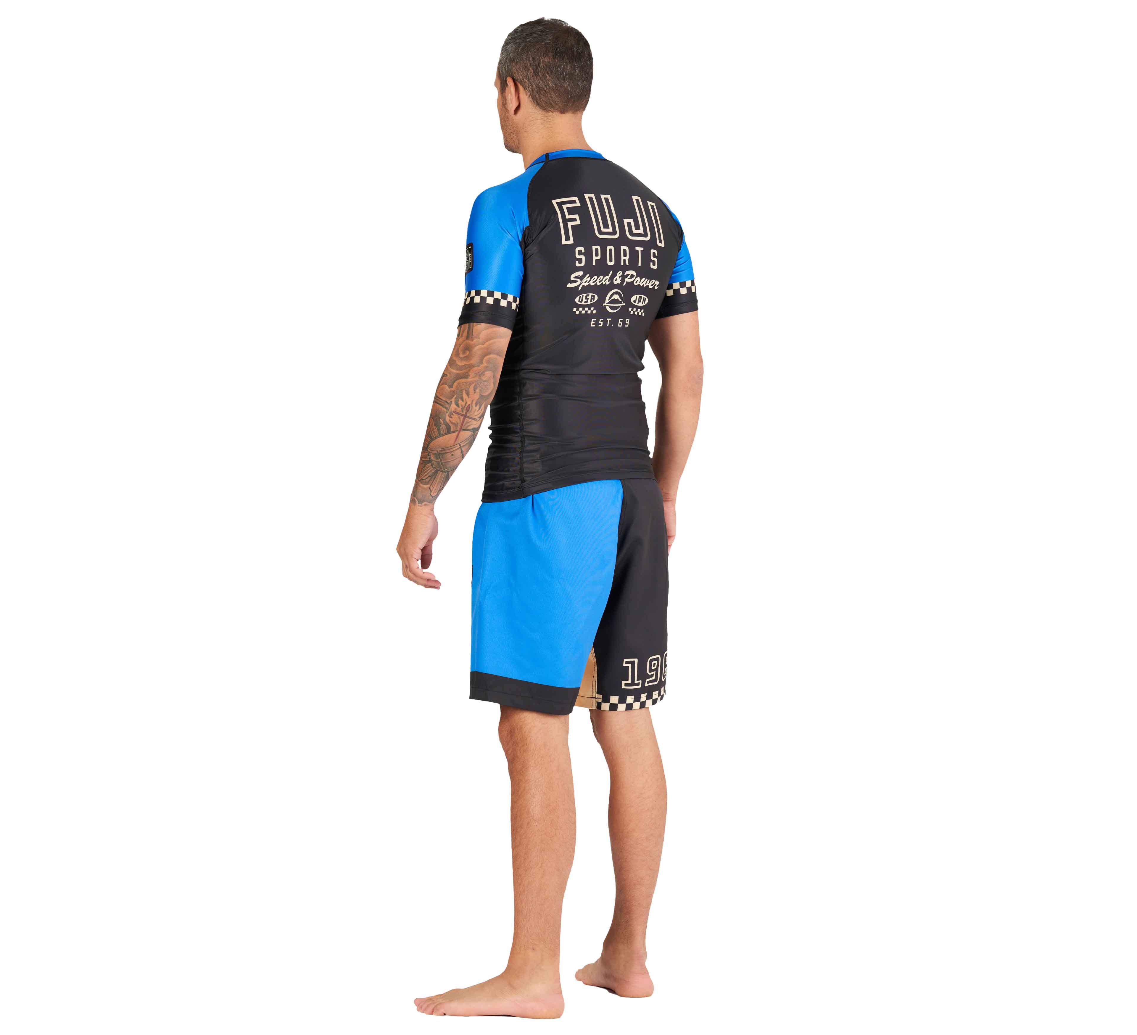 Full Throttle Rashguard Black/Blue