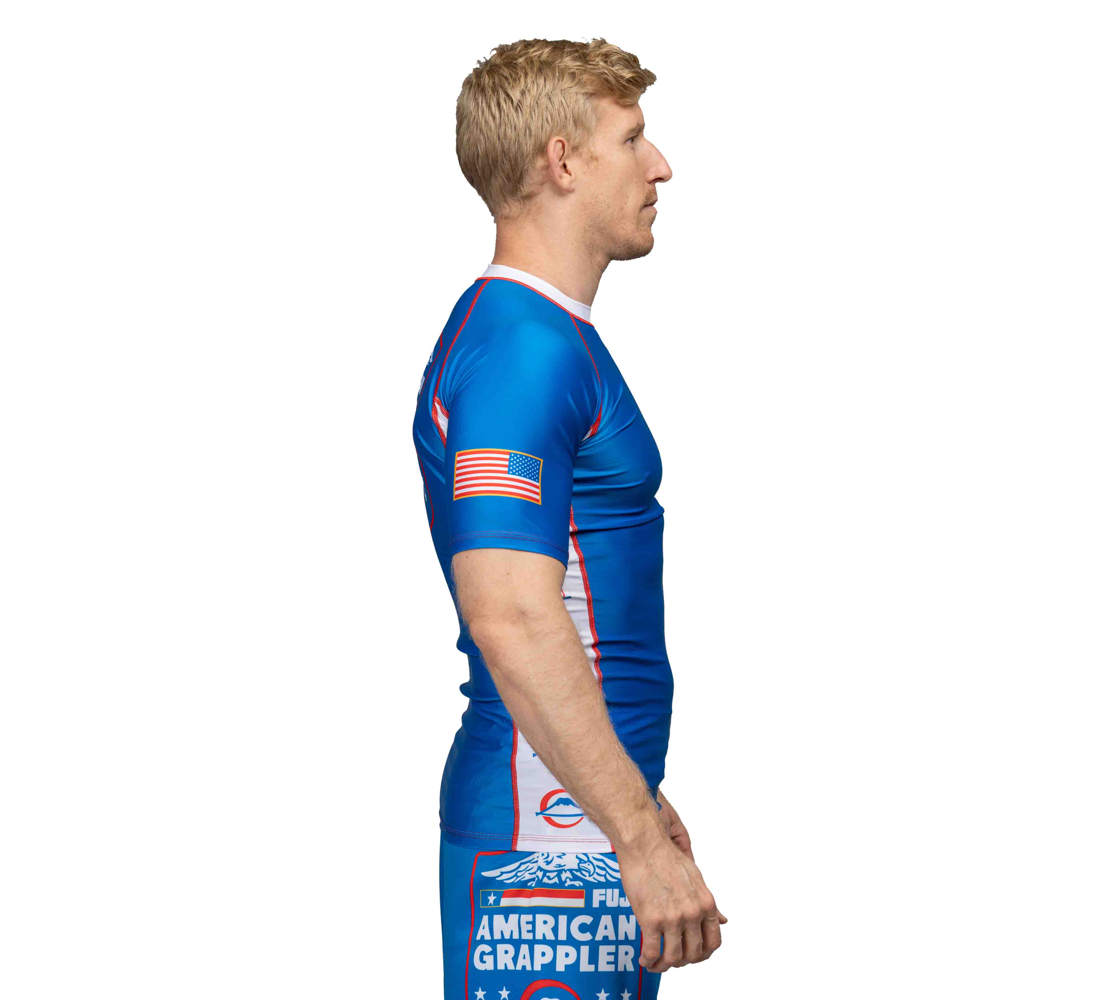 American Grappler Rashguard Blue