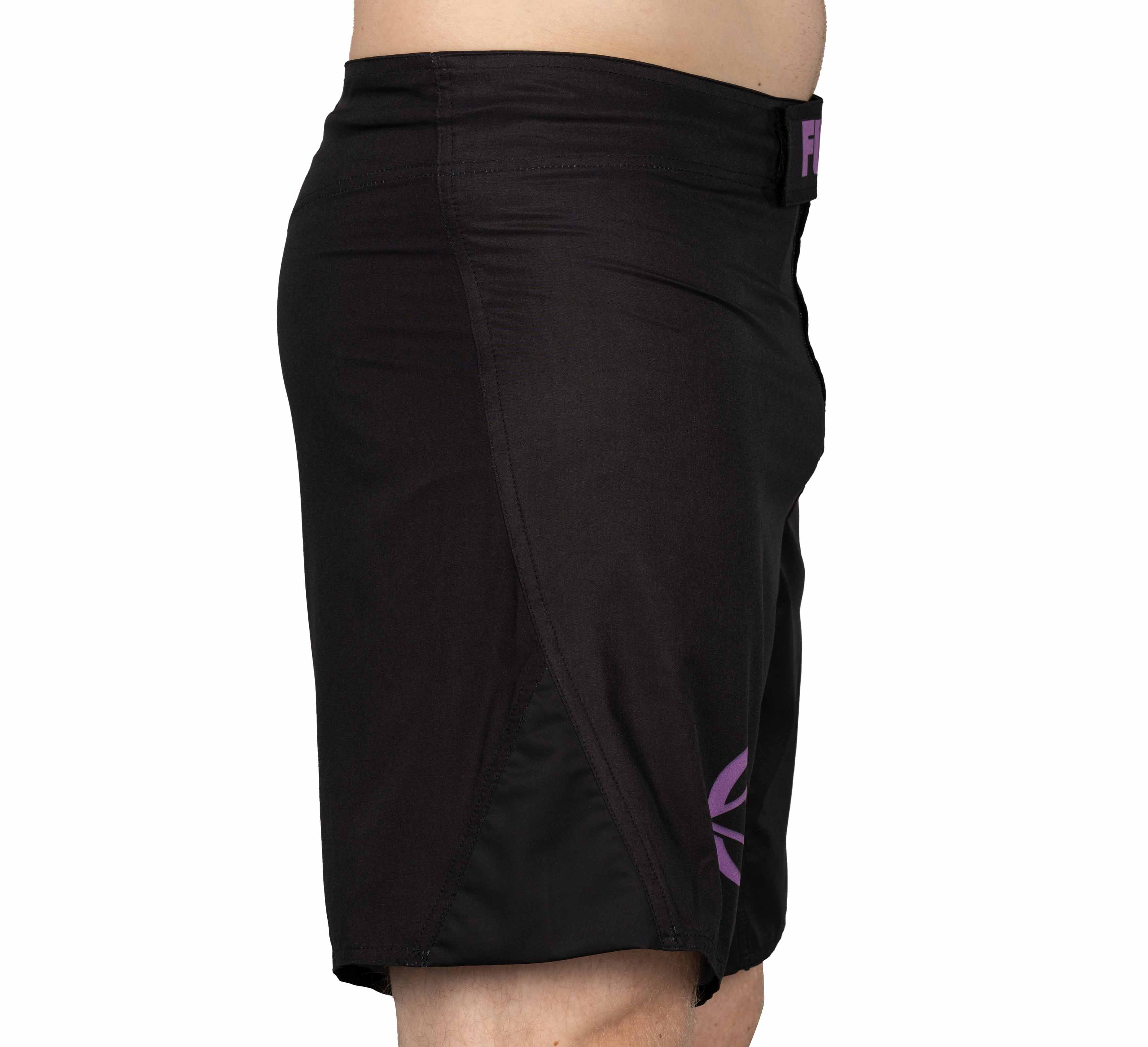 Baseline Fight Shorts Black/Purple