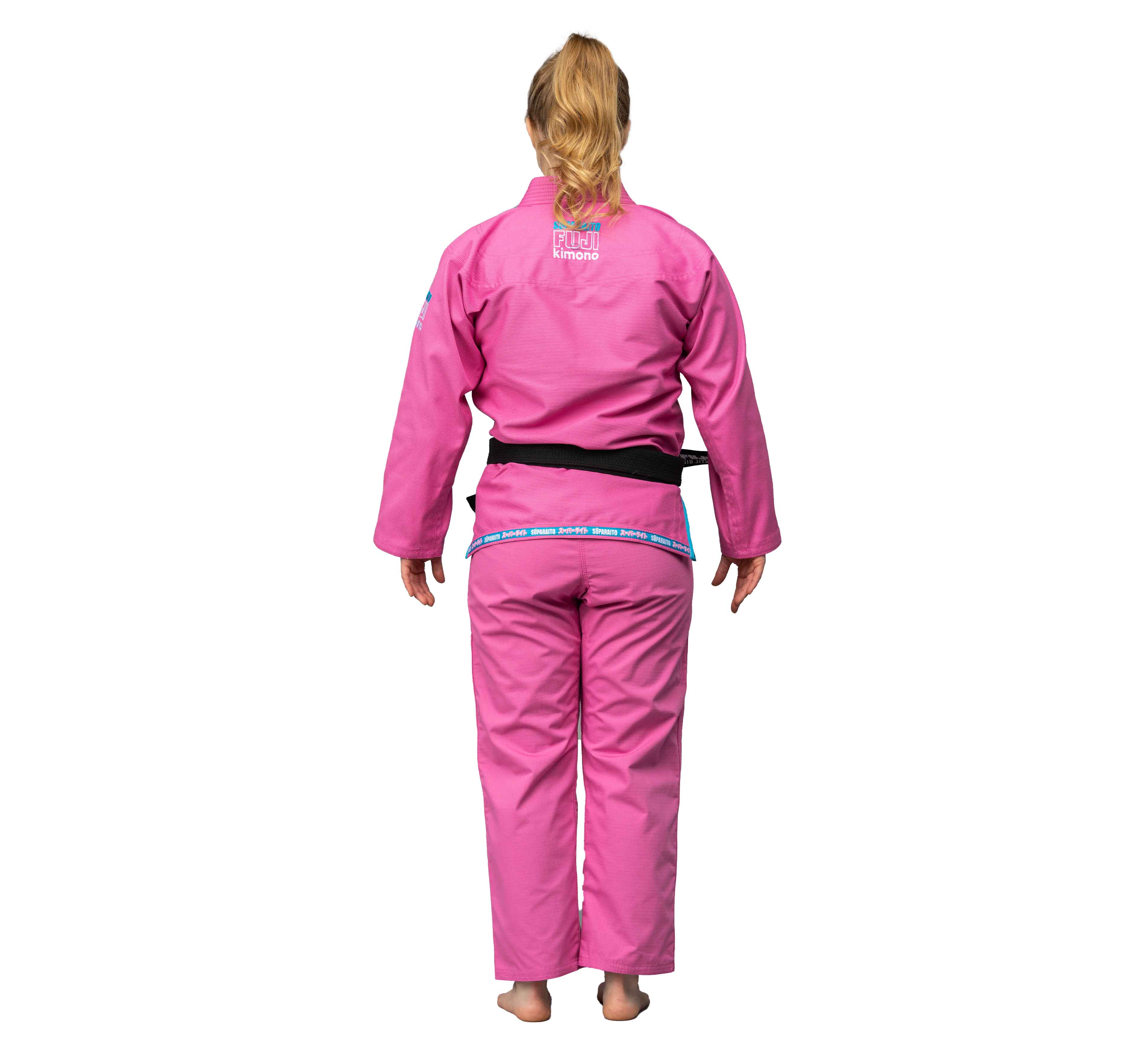 Suparaito Womens BJJ Gi Pink Blue