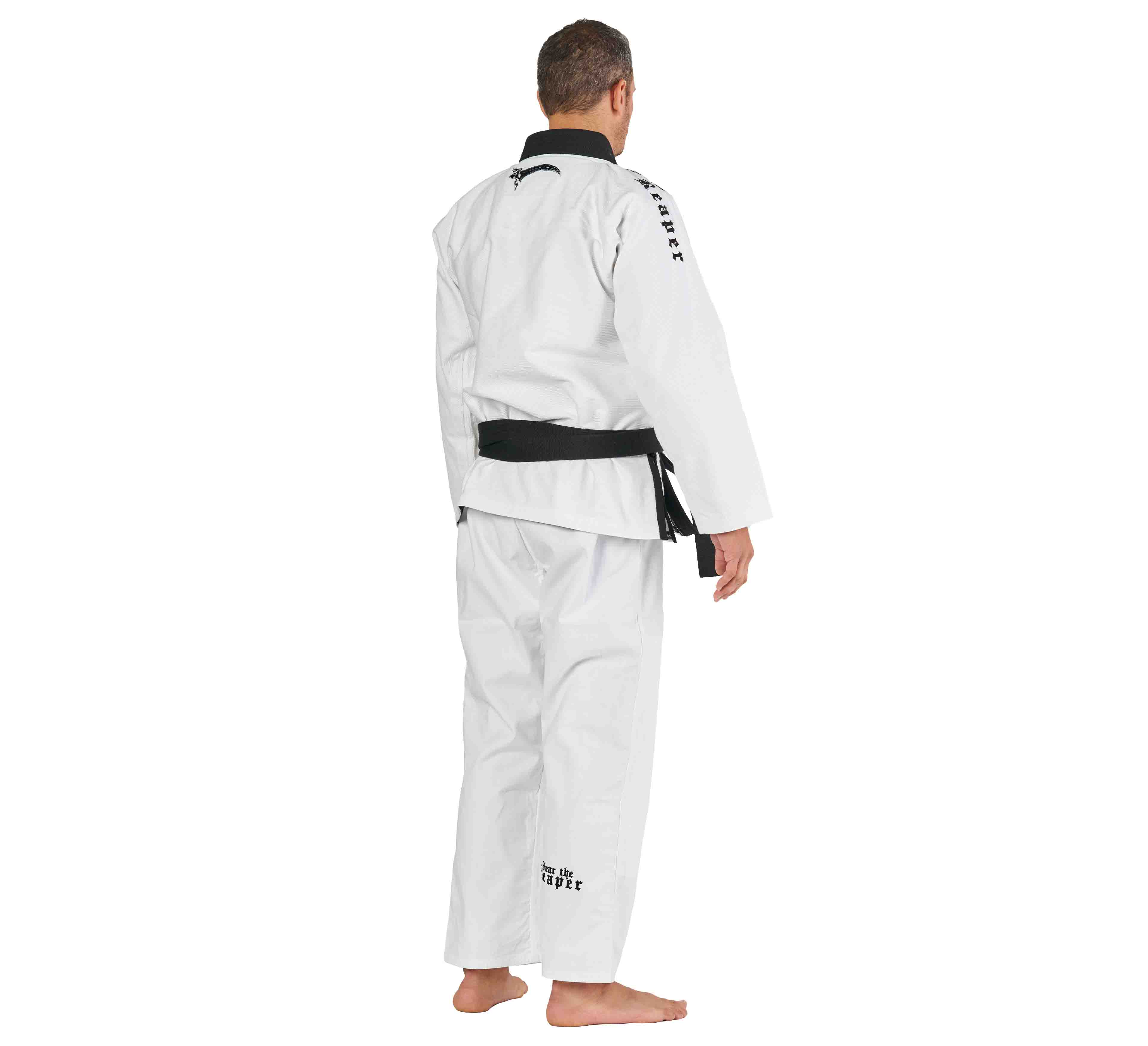 Sekai 2.0 BJJ Gi Fear The Reaper Edition White