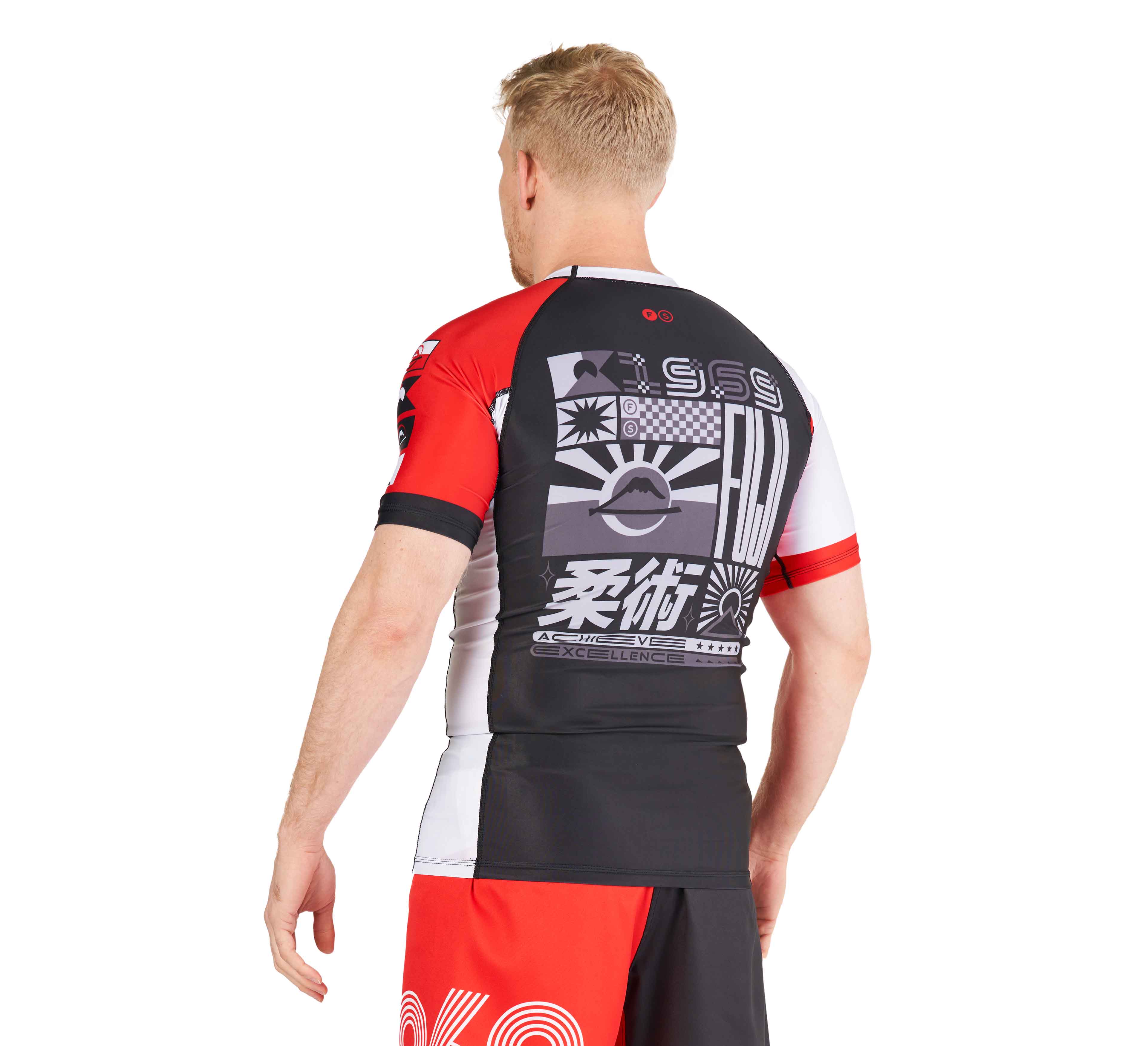 FUJI Flag Rashguard Black