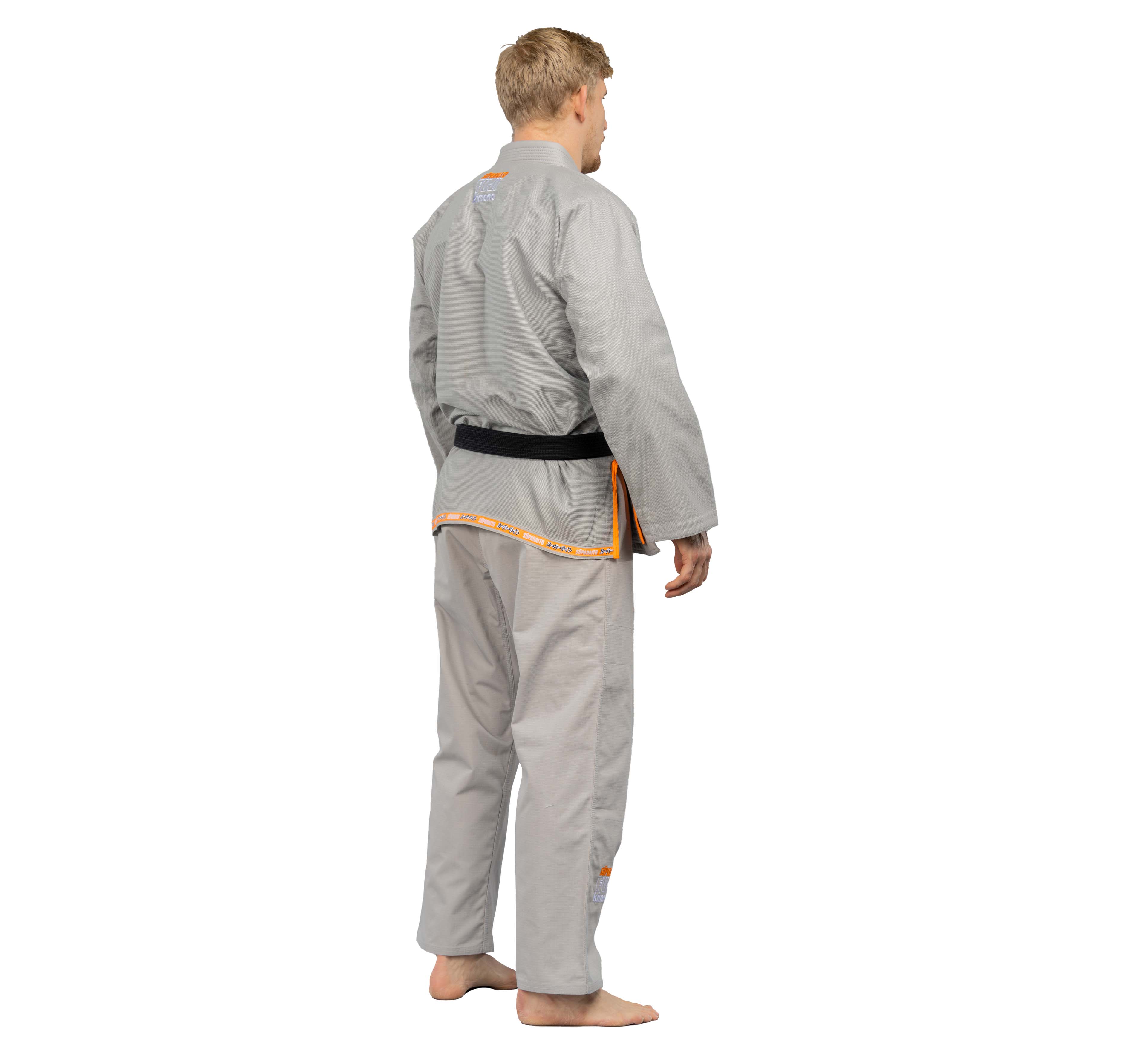 Suparaito BJJ Gi Grey/Orange