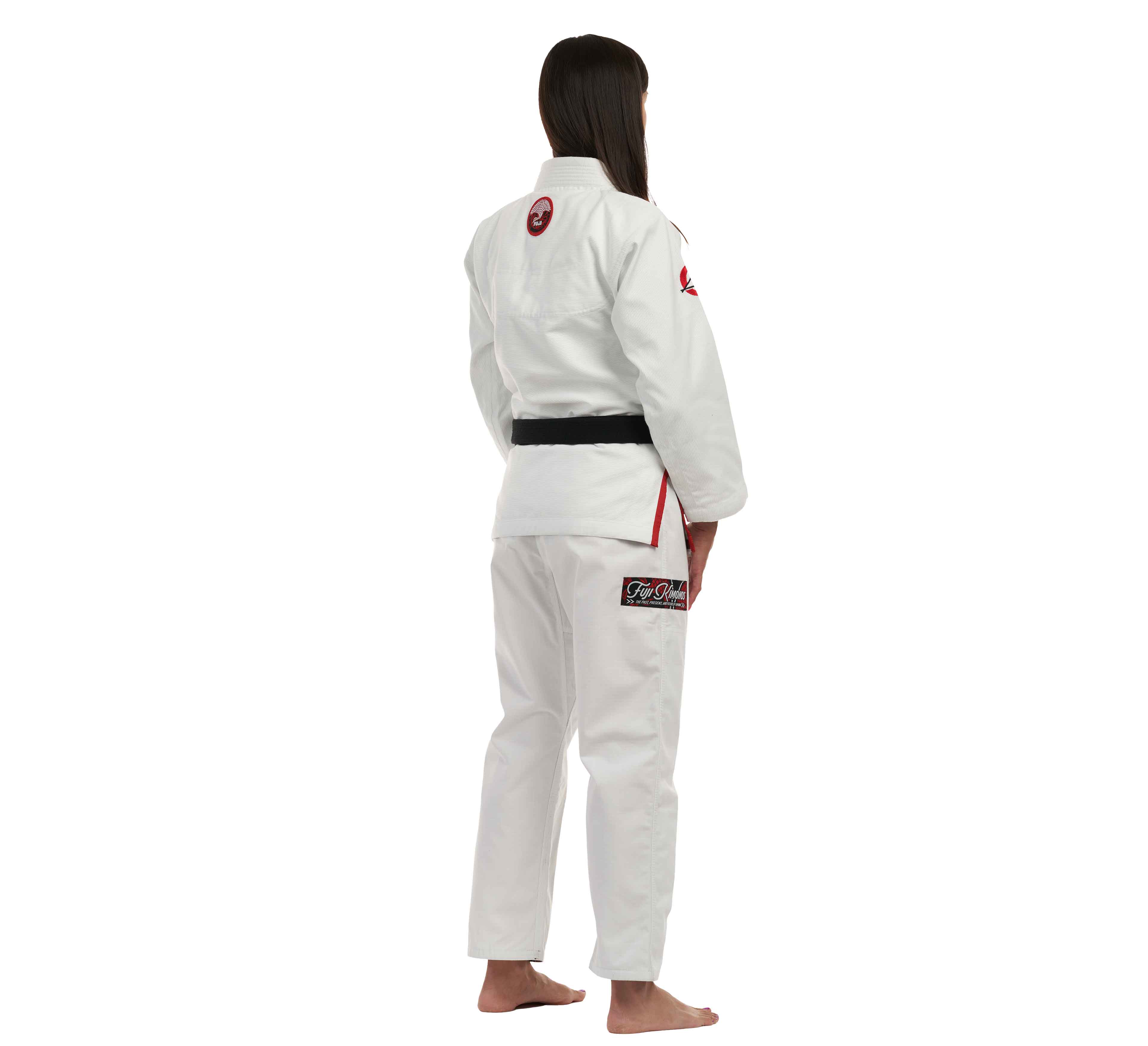 Womens Suparaito BJJ Gi Crane Edition White Red