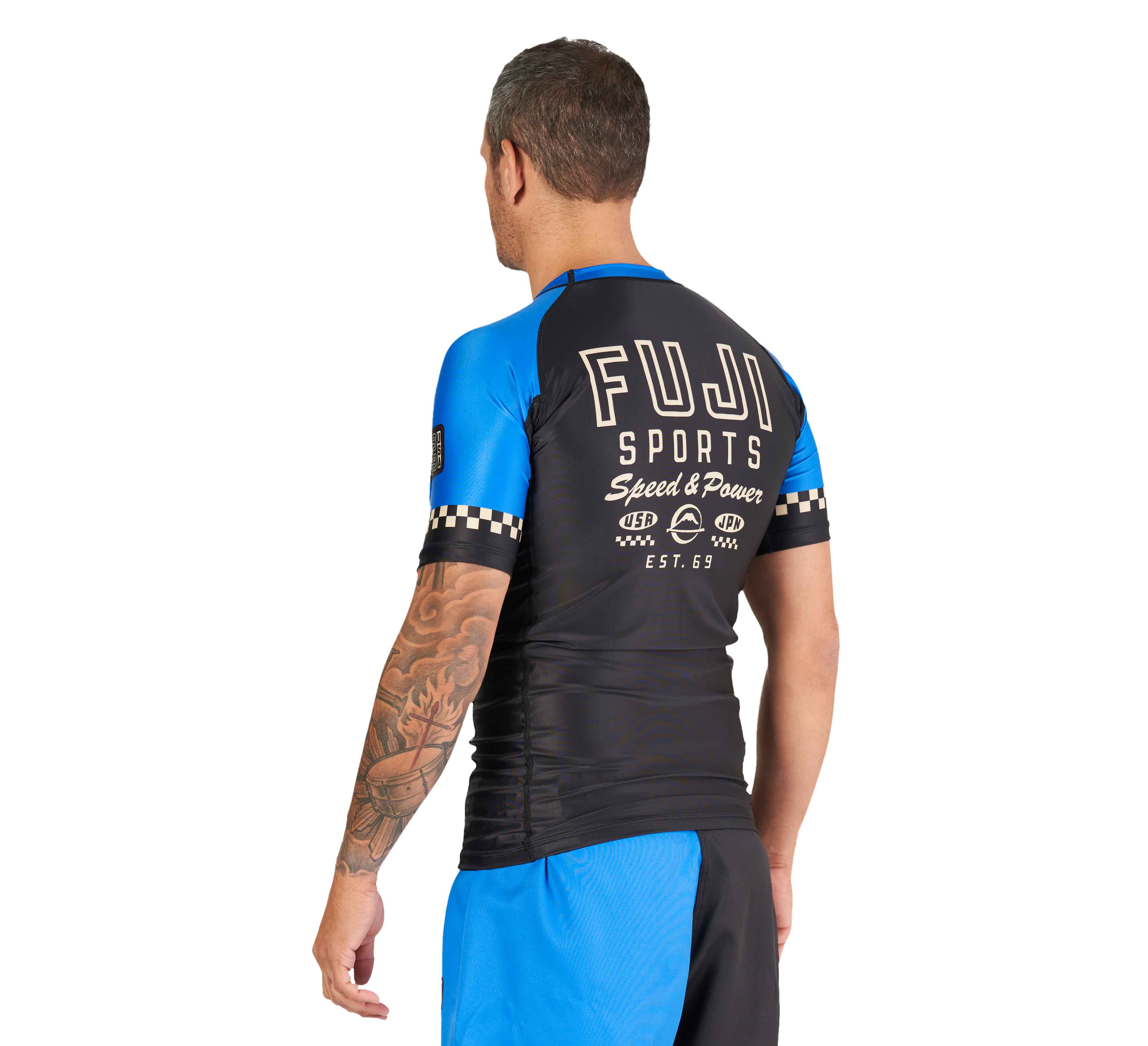 Full Throttle Rashguard Black/Blue