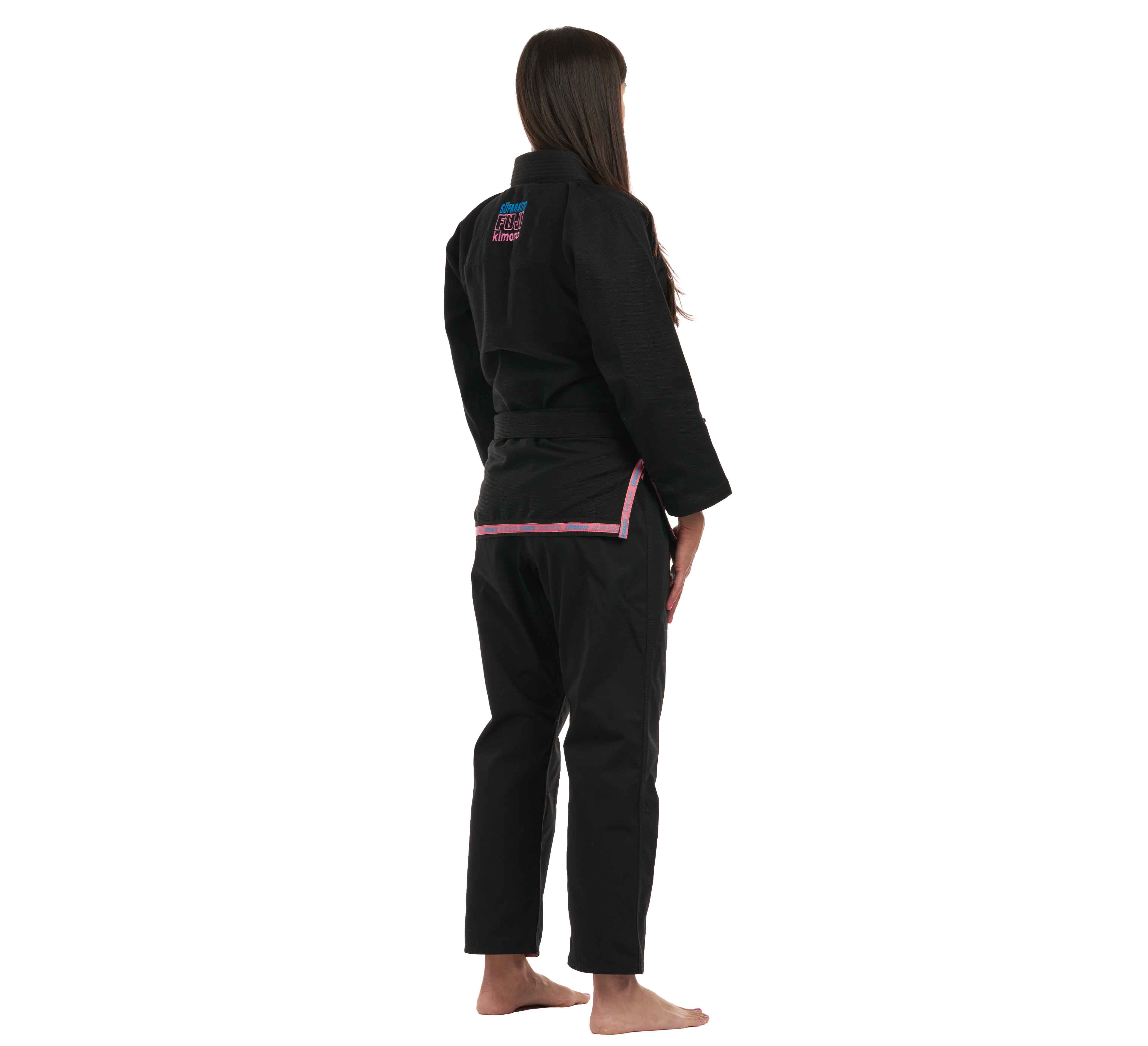 Suparaito Women's BJJ Gi Black/Pink/Blue