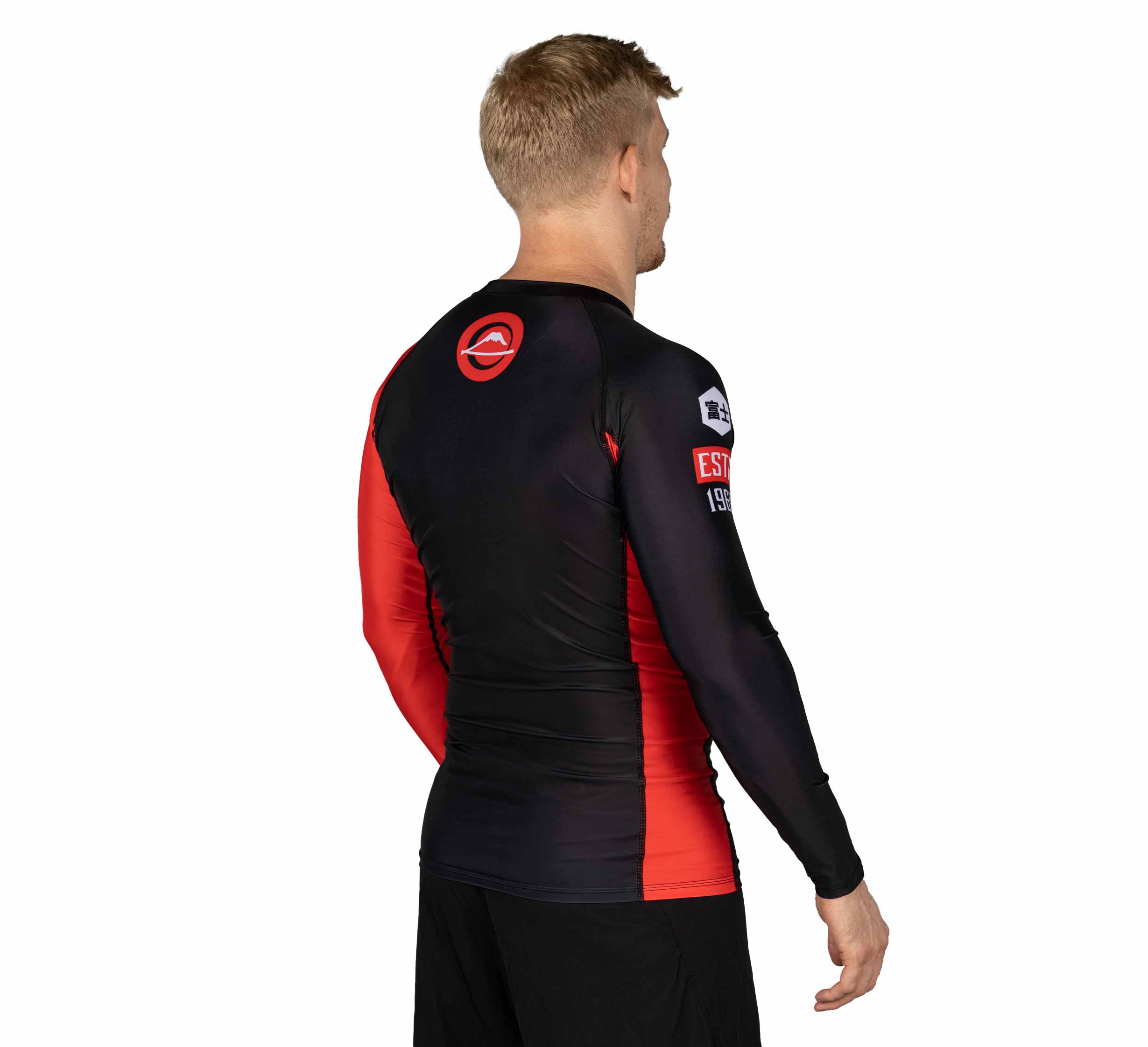 Mount Long Sleeve Rashguard Red