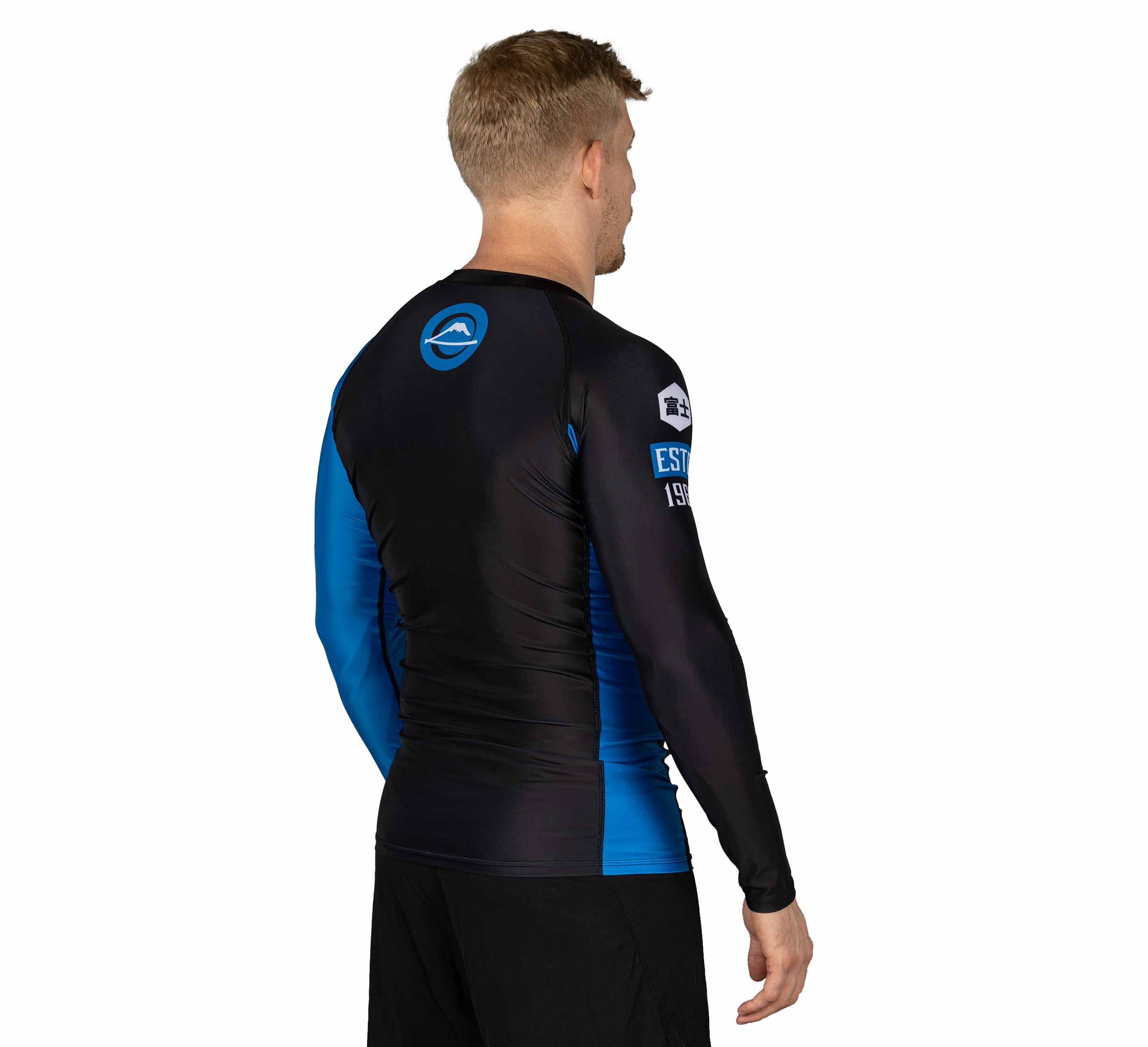 Mount Long Sleeve Rashguard Blue