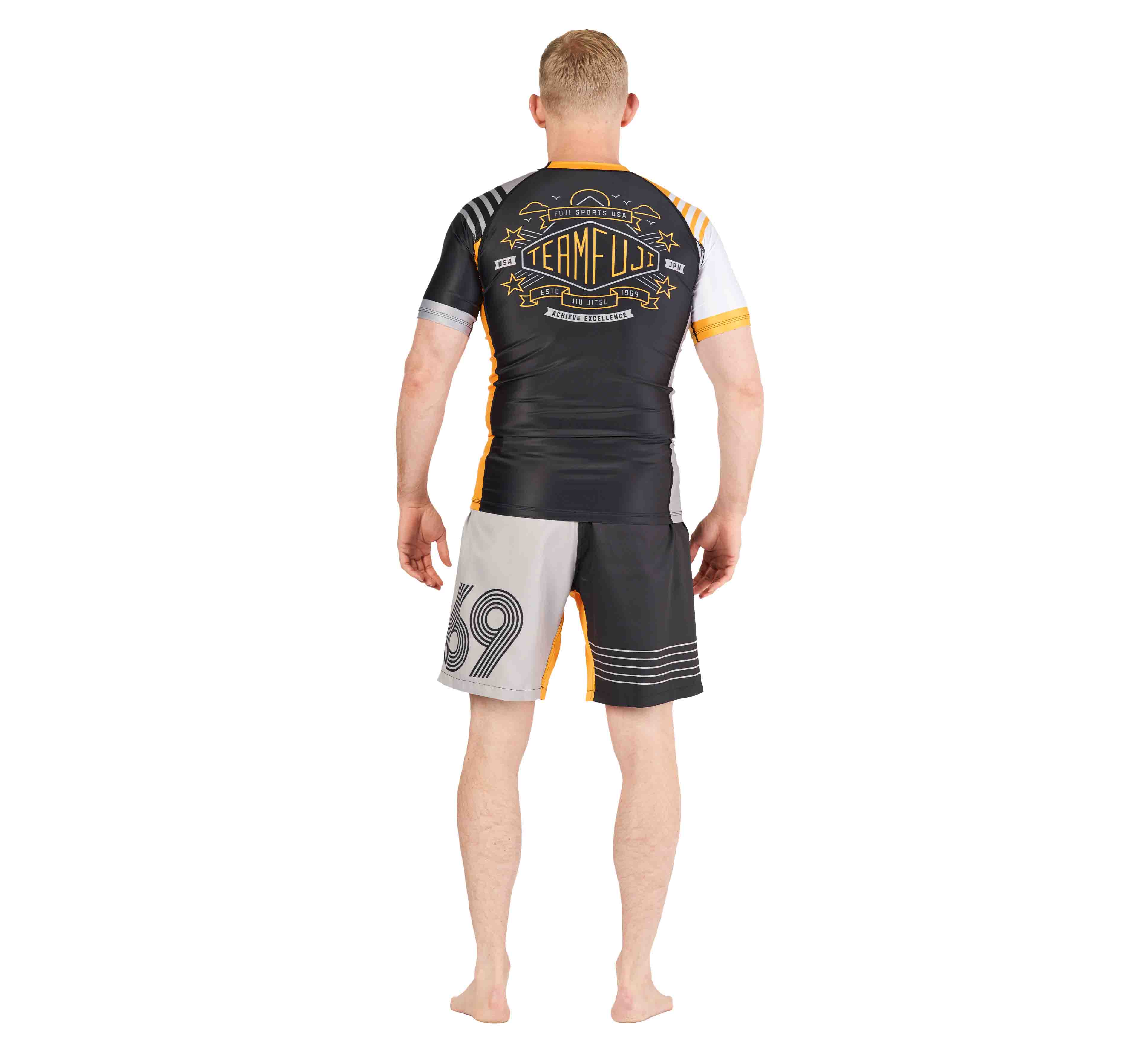 Linear Lockdown Rashguard Rashguard Black/Orange