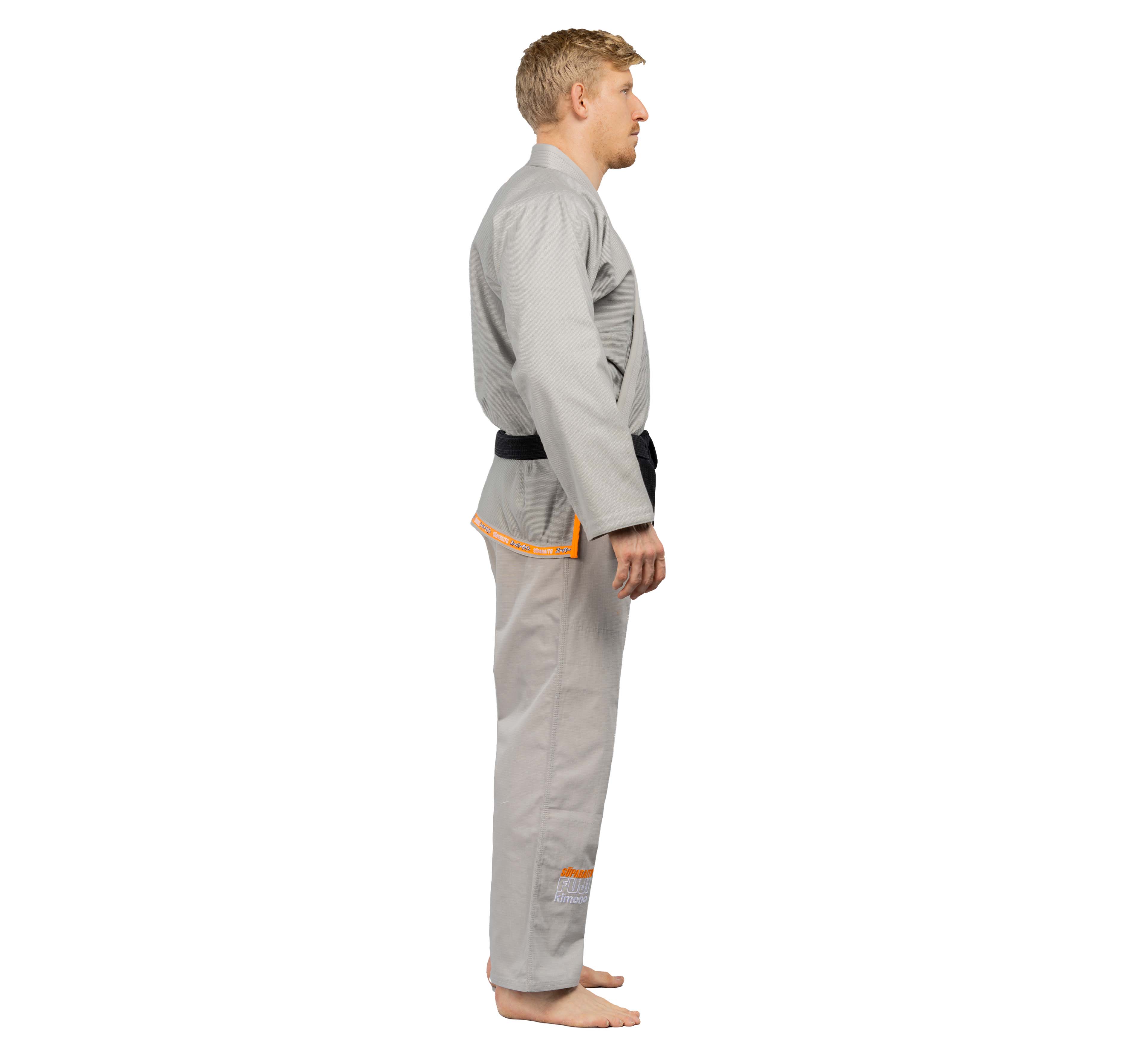 Suparaito BJJ Gi Grey/Orange