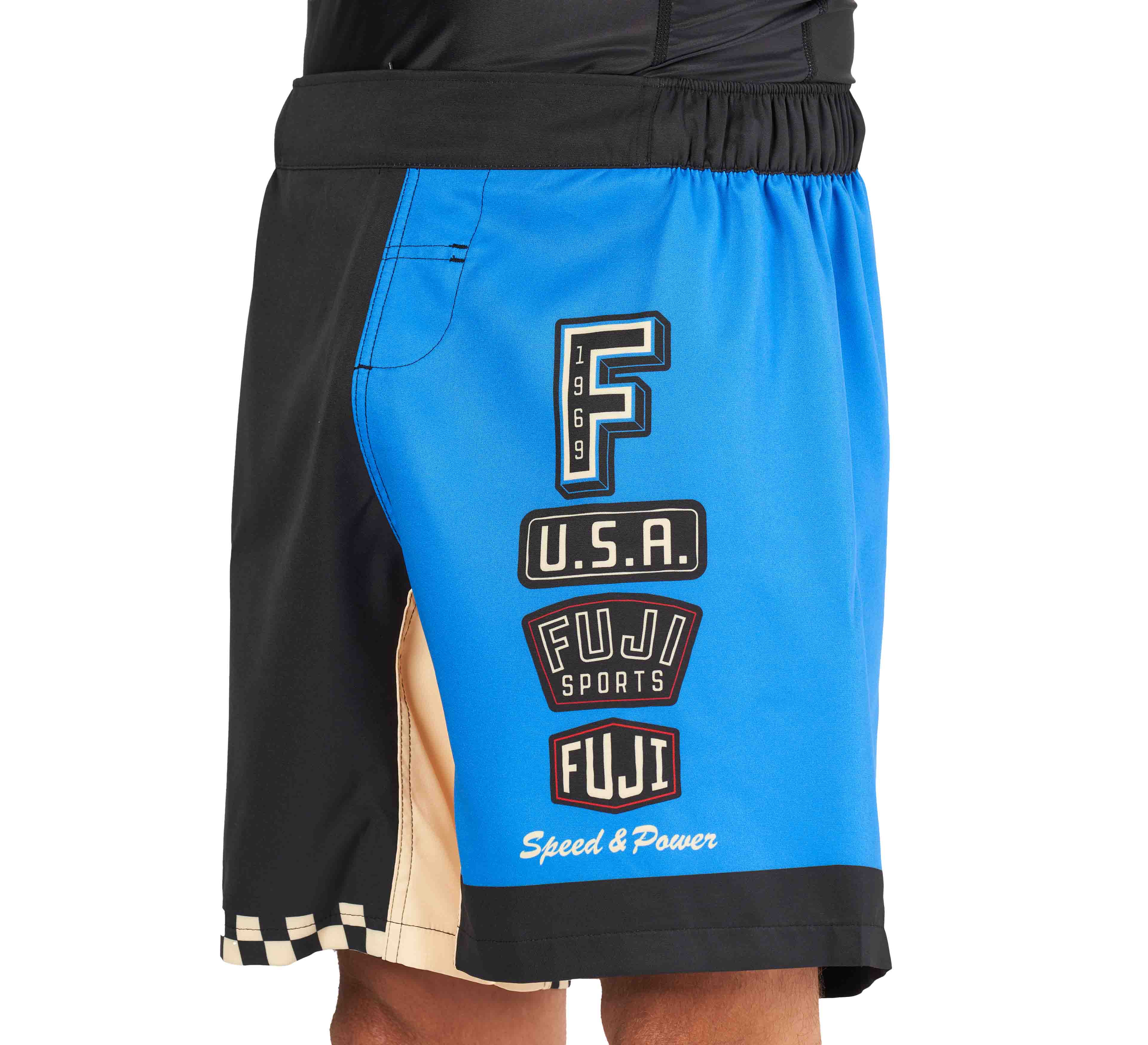 Full Throttle Lightweight Shorts Black/Blue