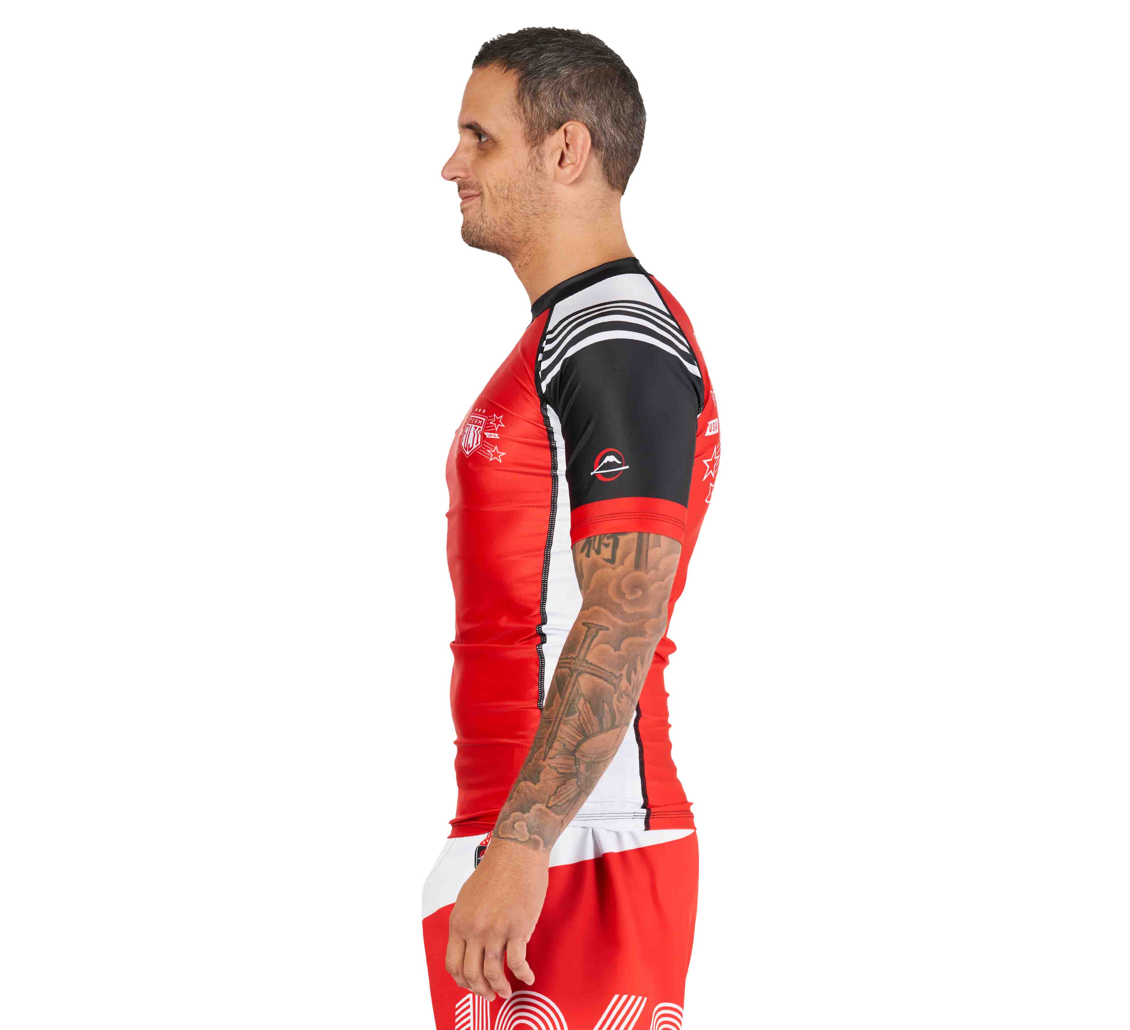 Linear Lockdown Rashguard Rashguard Black/Red