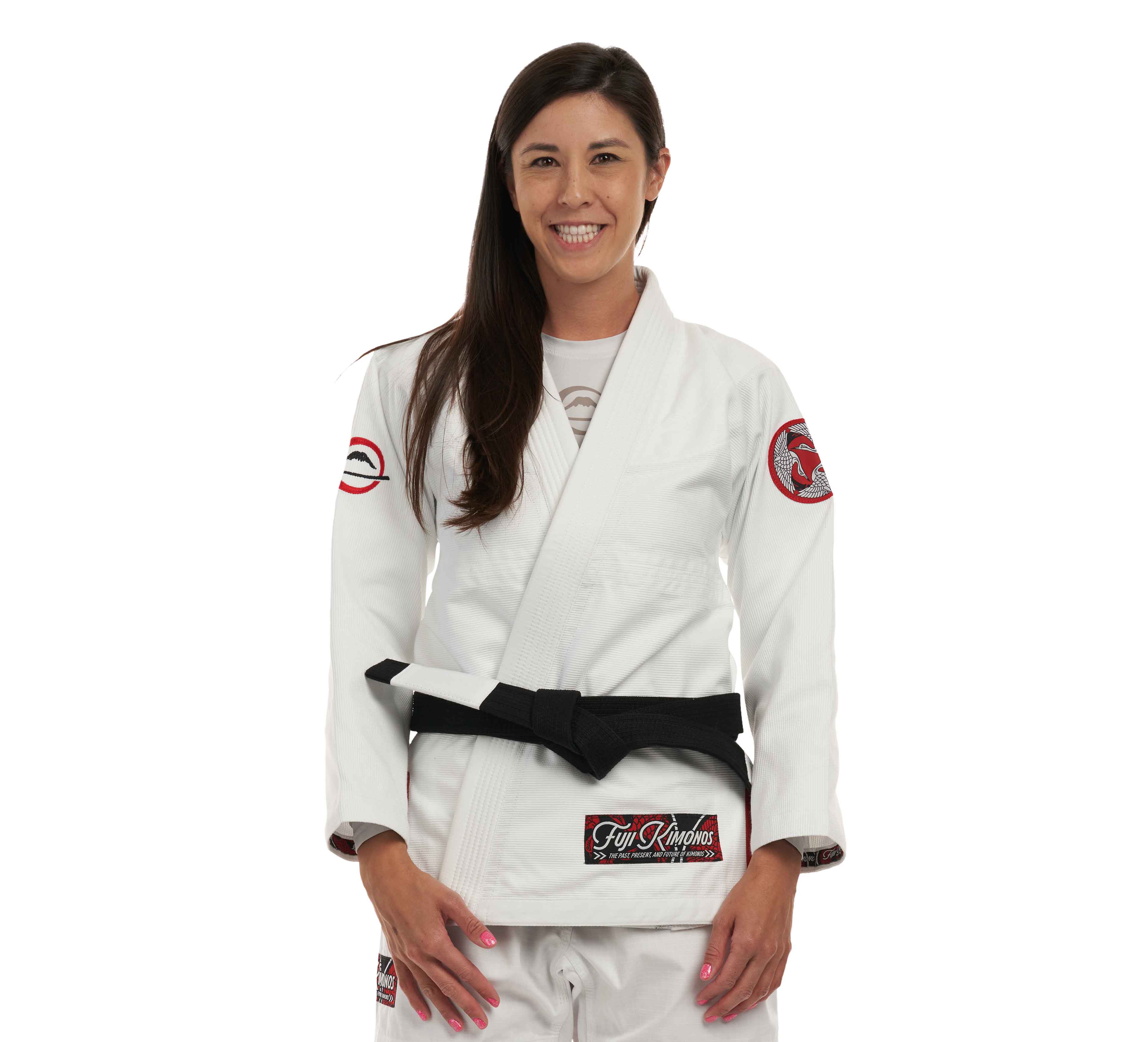 Womens Suparaito BJJ Gi Crane Edition White Red