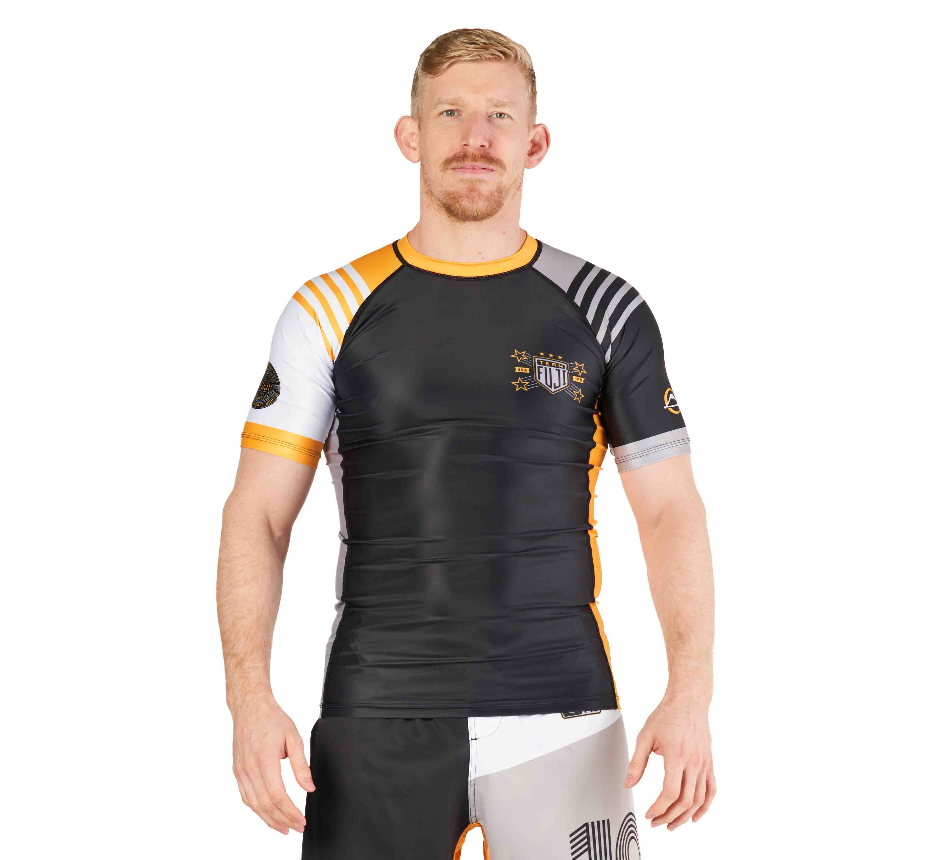 Linear Lockdown Rashguard Rashguard Black/Orange