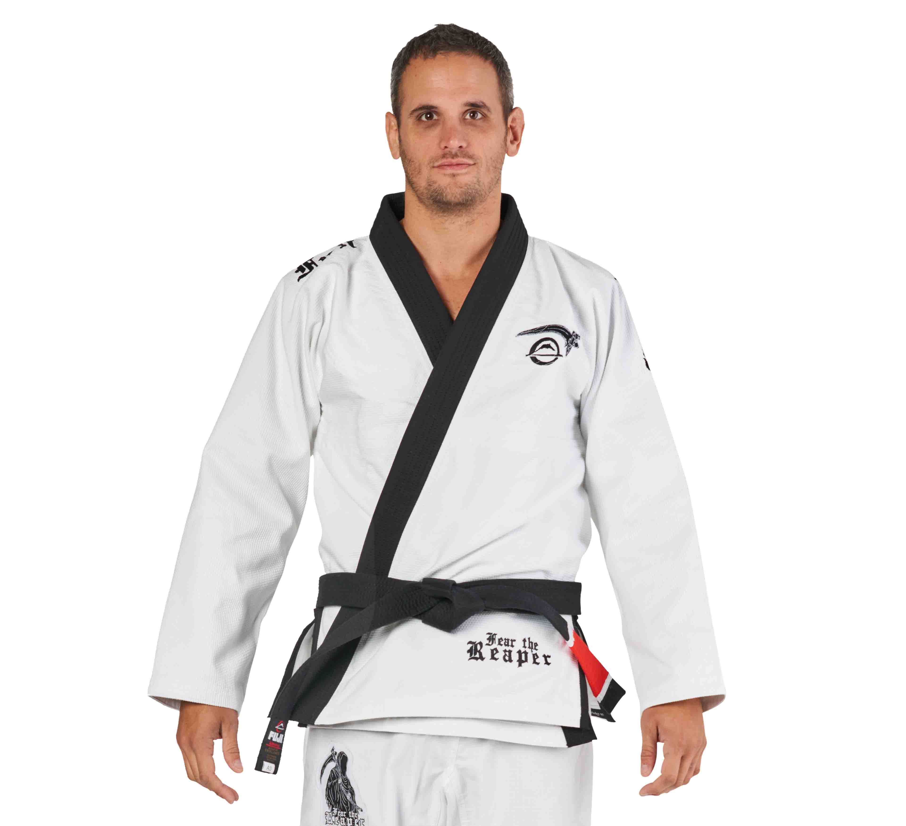 Sekai 2.0 BJJ Gi Fear The Reaper Edition White