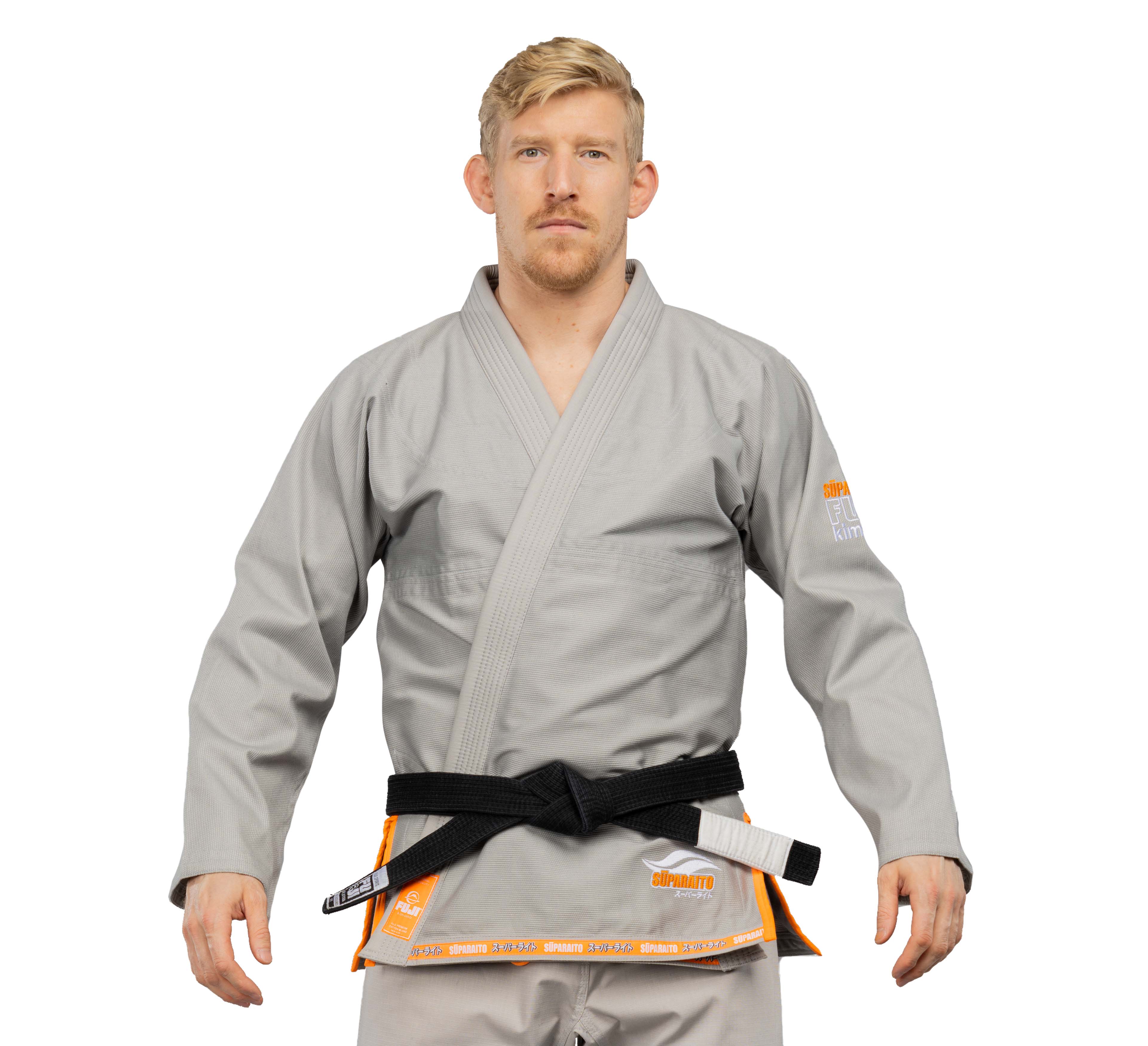 Suparaito BJJ Gi Grey/Orange